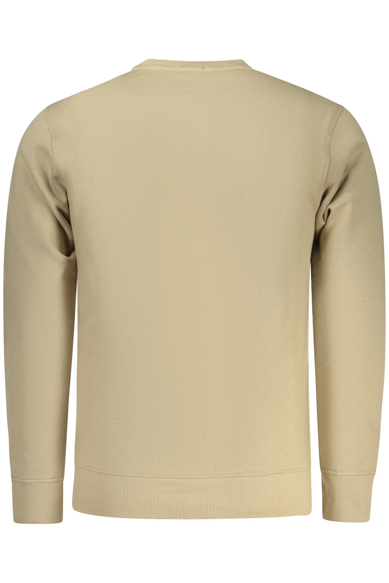 RIFLE FELPA SENZA ZIP UOMO BEIGE - Miniatura 2