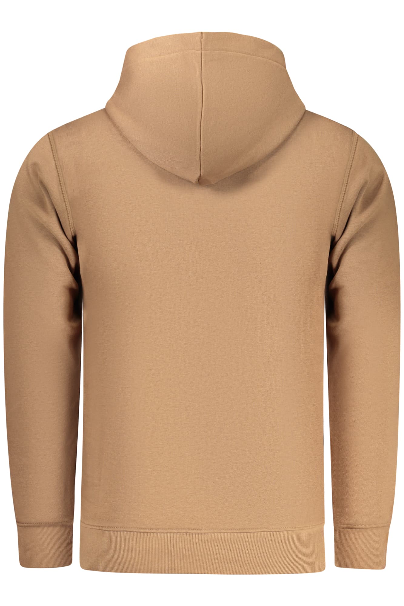 RIFLE FELPA CON ZIP UOMO MARRONE - Miniatura 2