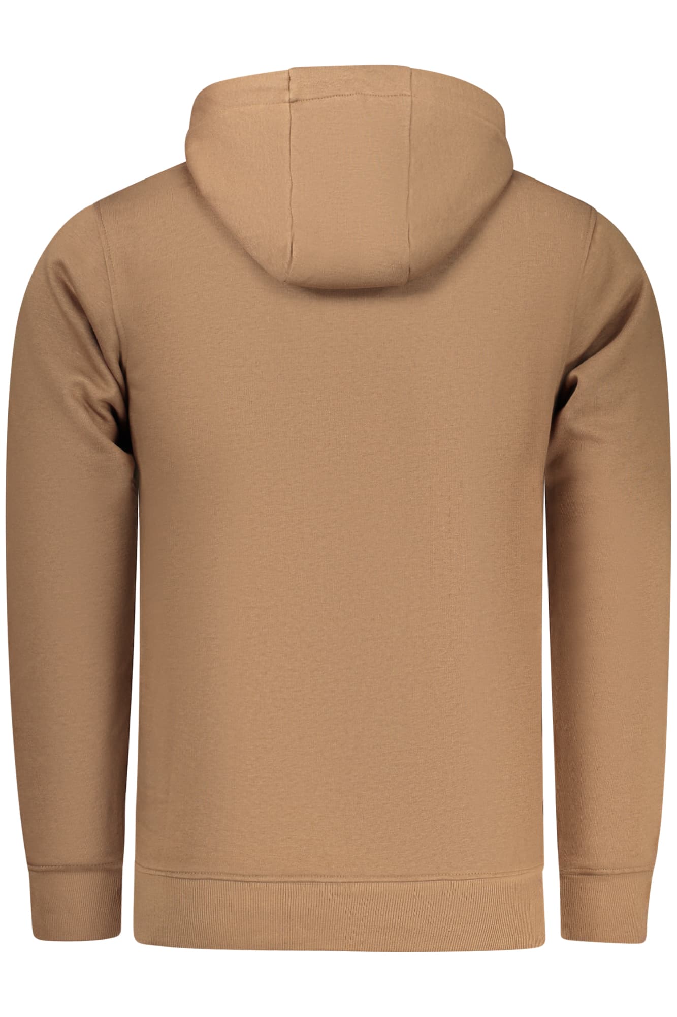 RIFLE FELPA SENZA ZIP UOMO MARRONE - Miniatura 2