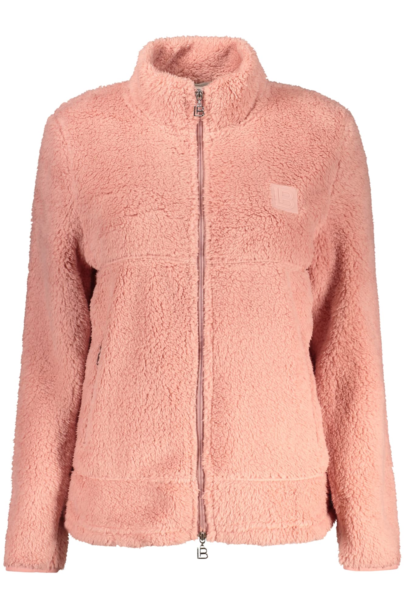 LAURA BIAGIOTTI FELPA CON ZIP DONNA ROSA - Immagine principale