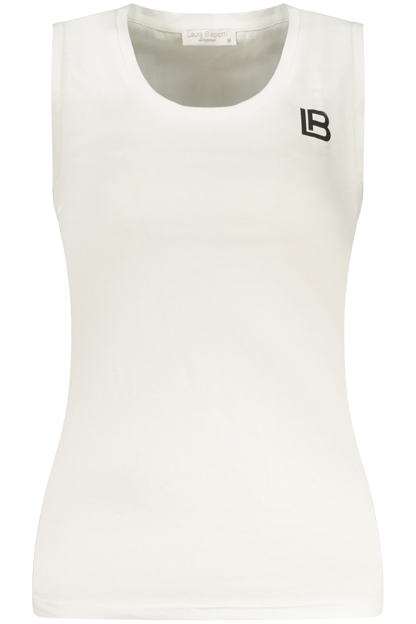 LAURA BIAGIOTTI CANOTTA ESTERNABILE DONNA BIANCO