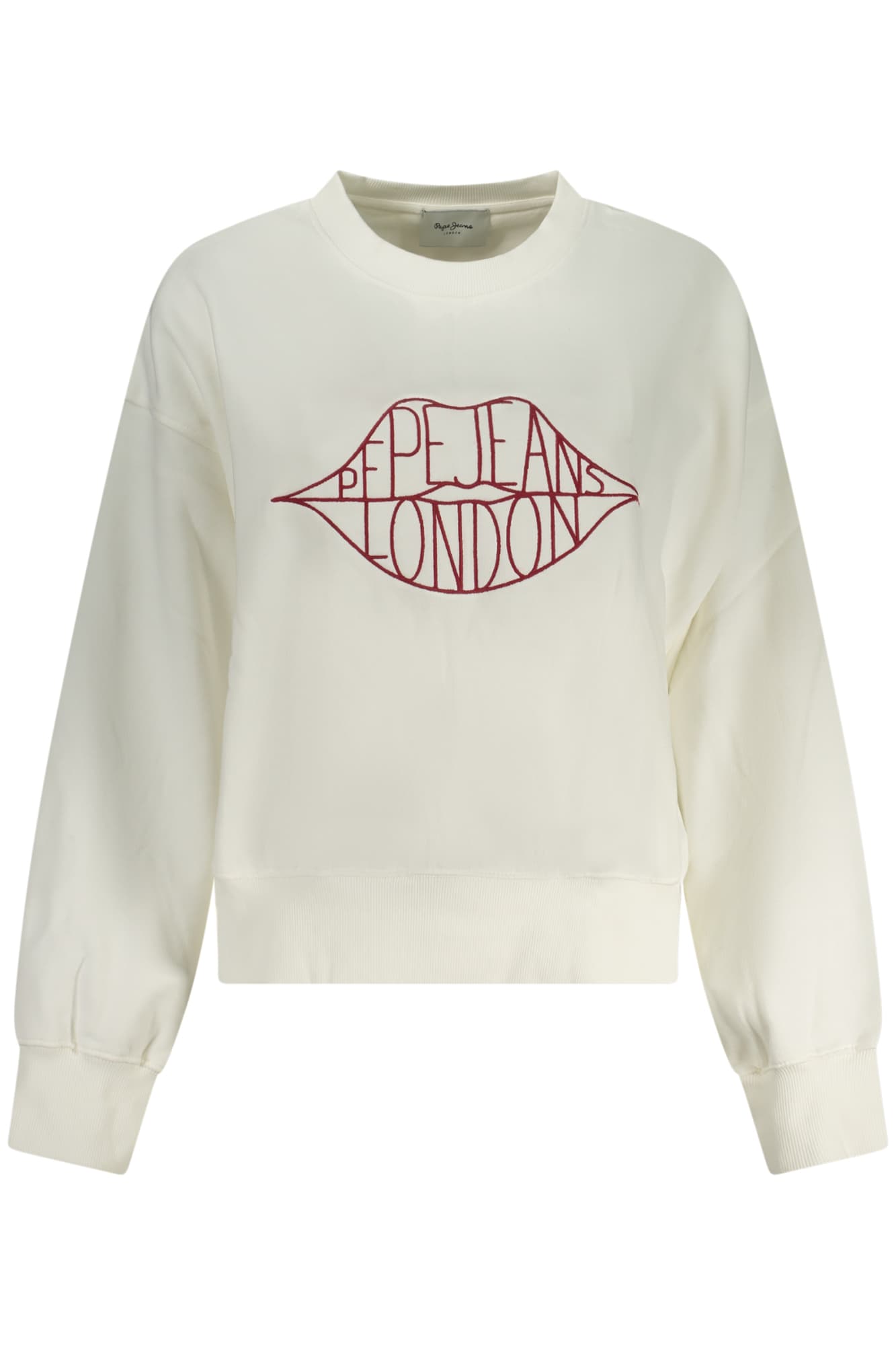 PEPE JEANS FELPA SENZA ZIP DONNA BIANCO - Immagine principale