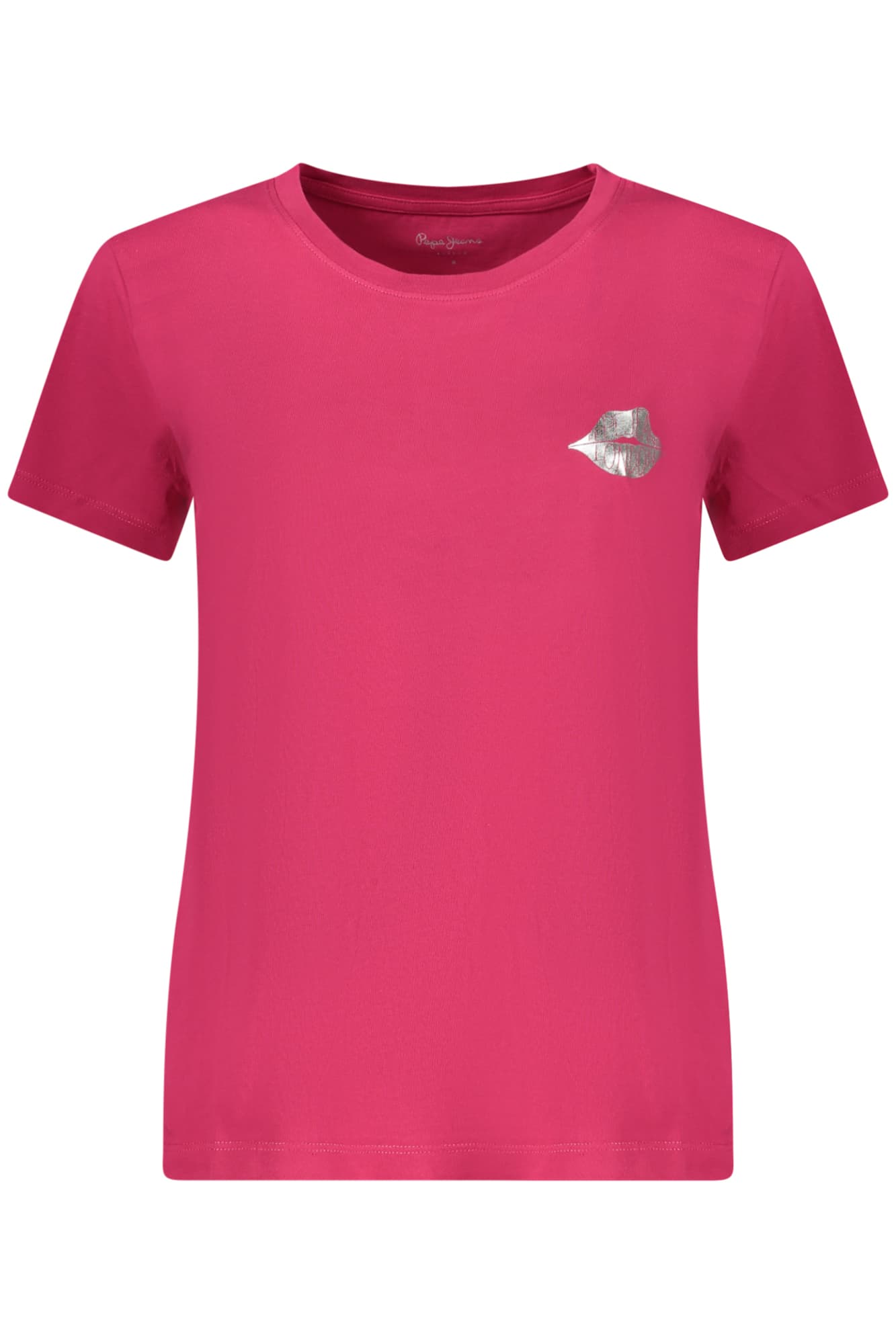 PEPE JEANS T-SHIRT MANICHE CORTE DONNA ROSSO