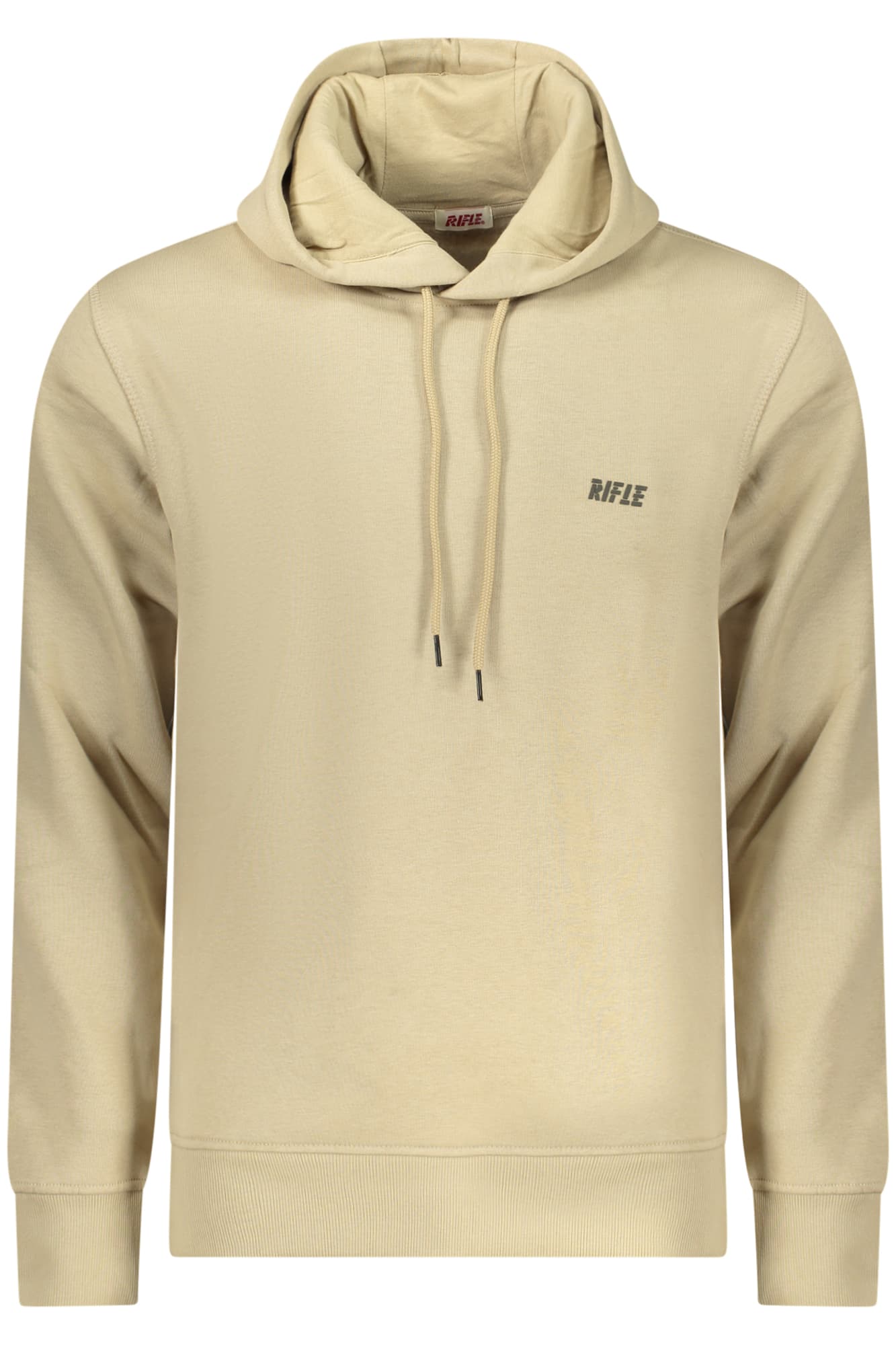 RIFLE FELPA SENZA ZIP UOMO BEIGE - Immagine 1