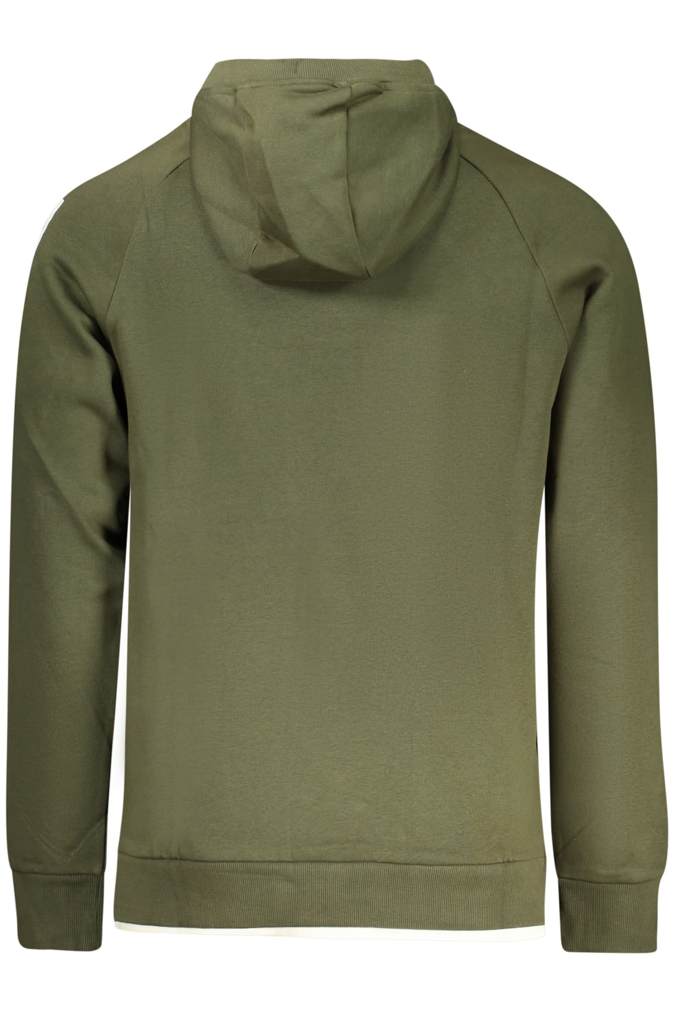 RIFLE FELPA SENZA ZIP UOMO VERDE - Miniatura 2