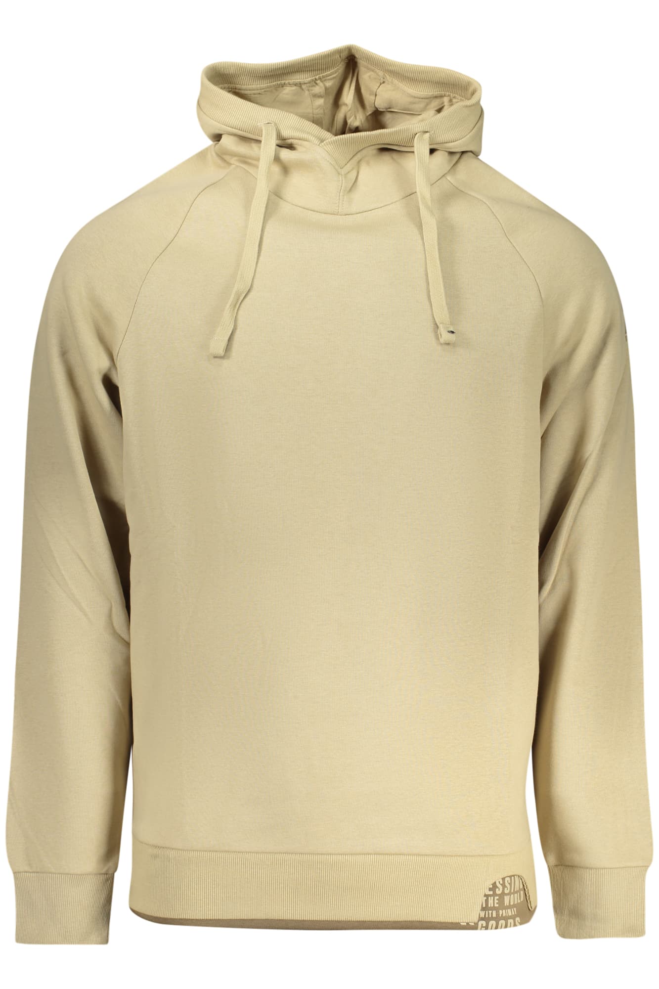 RIFLE FELPA SENZA ZIP UOMO BEIGE - Immagine 1