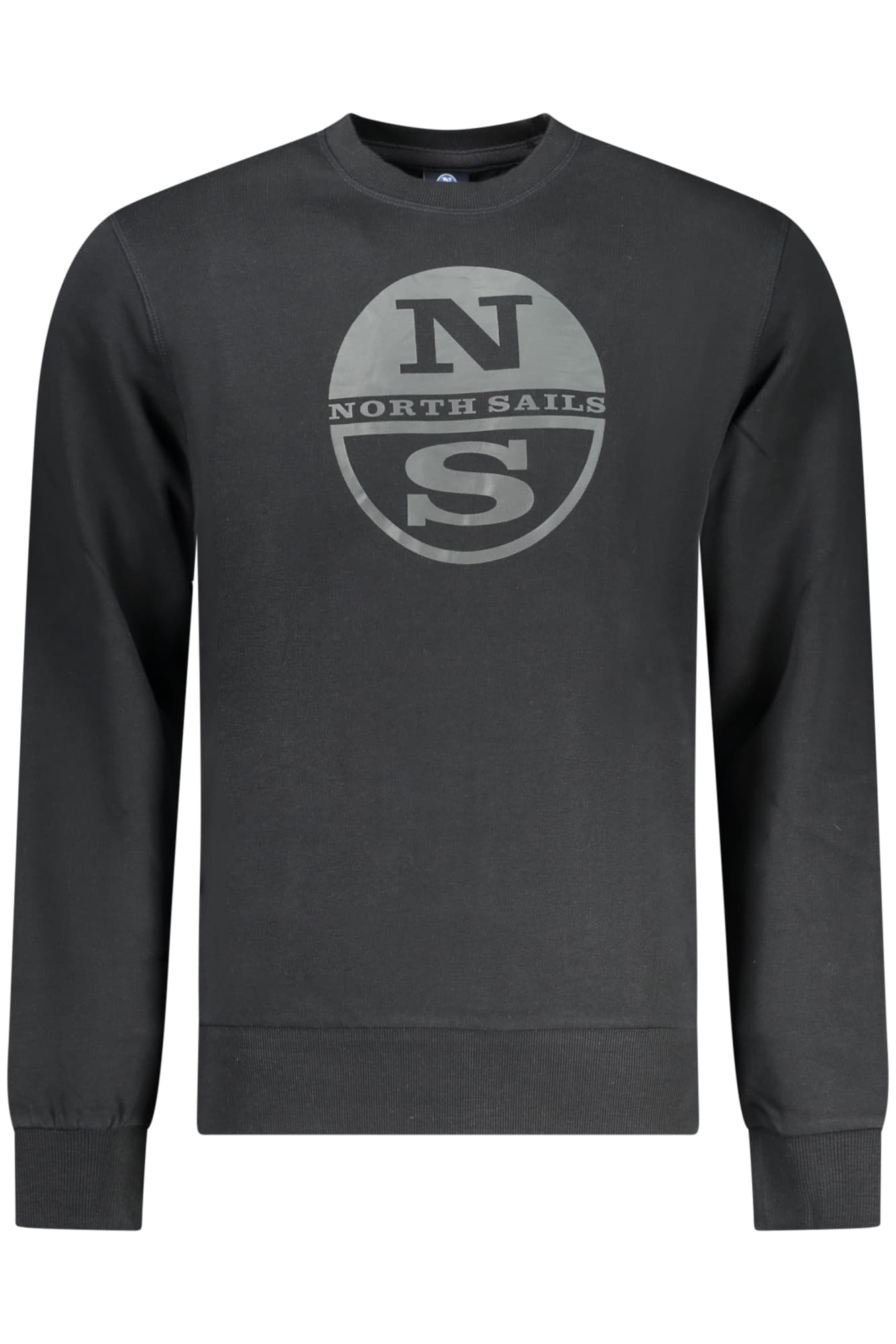 NORTH SAILS FELPA SENZA ZIP UOMO NERO - Immagine 1