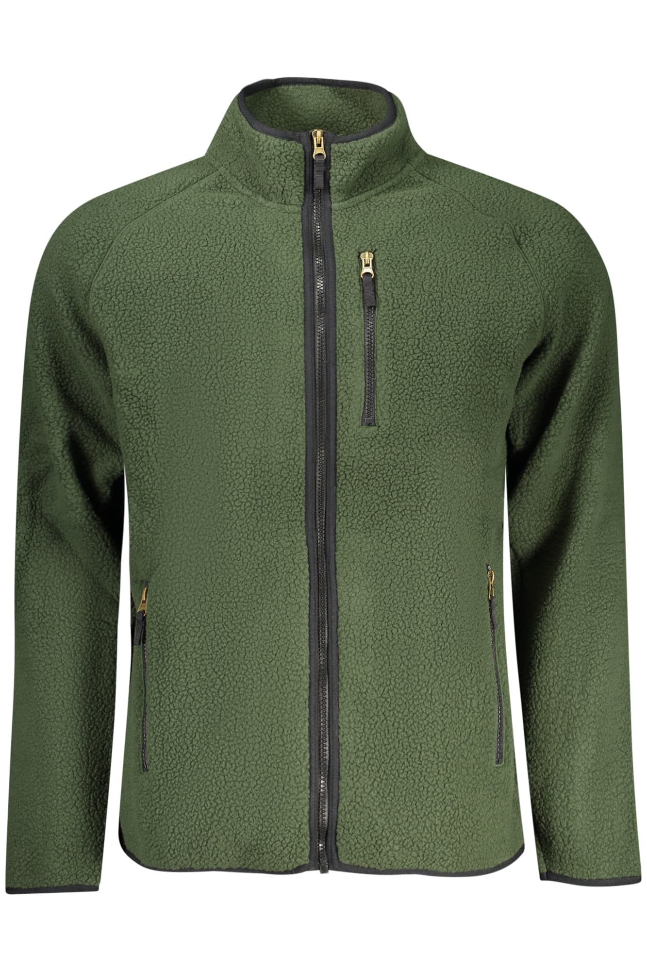 U.S. GRAND FELPA CON ZIP UOMO VERDE - Immagine principale