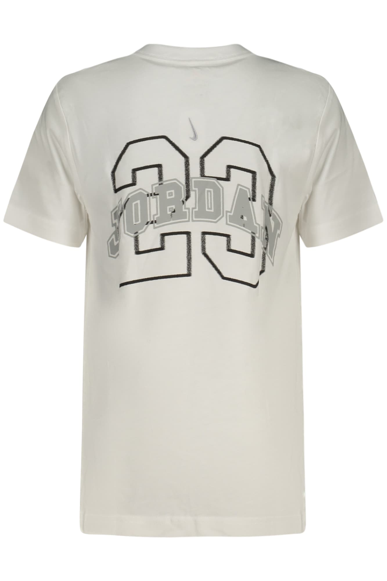 JORDAN T-SHIRT MANICHE CORTE BAMBINO BIANCO - Miniatura 2