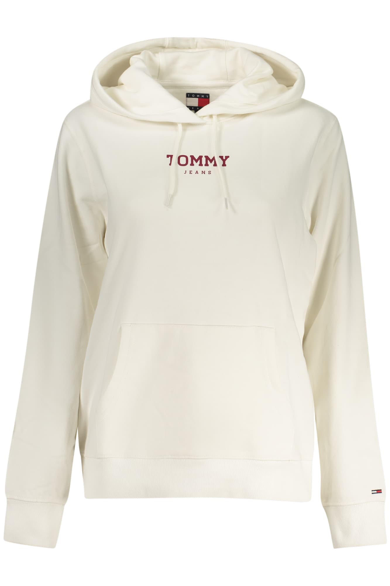 TOMMY HILFIGER FELPA SENZA ZIP DONNA BIANCO - Immagine principale