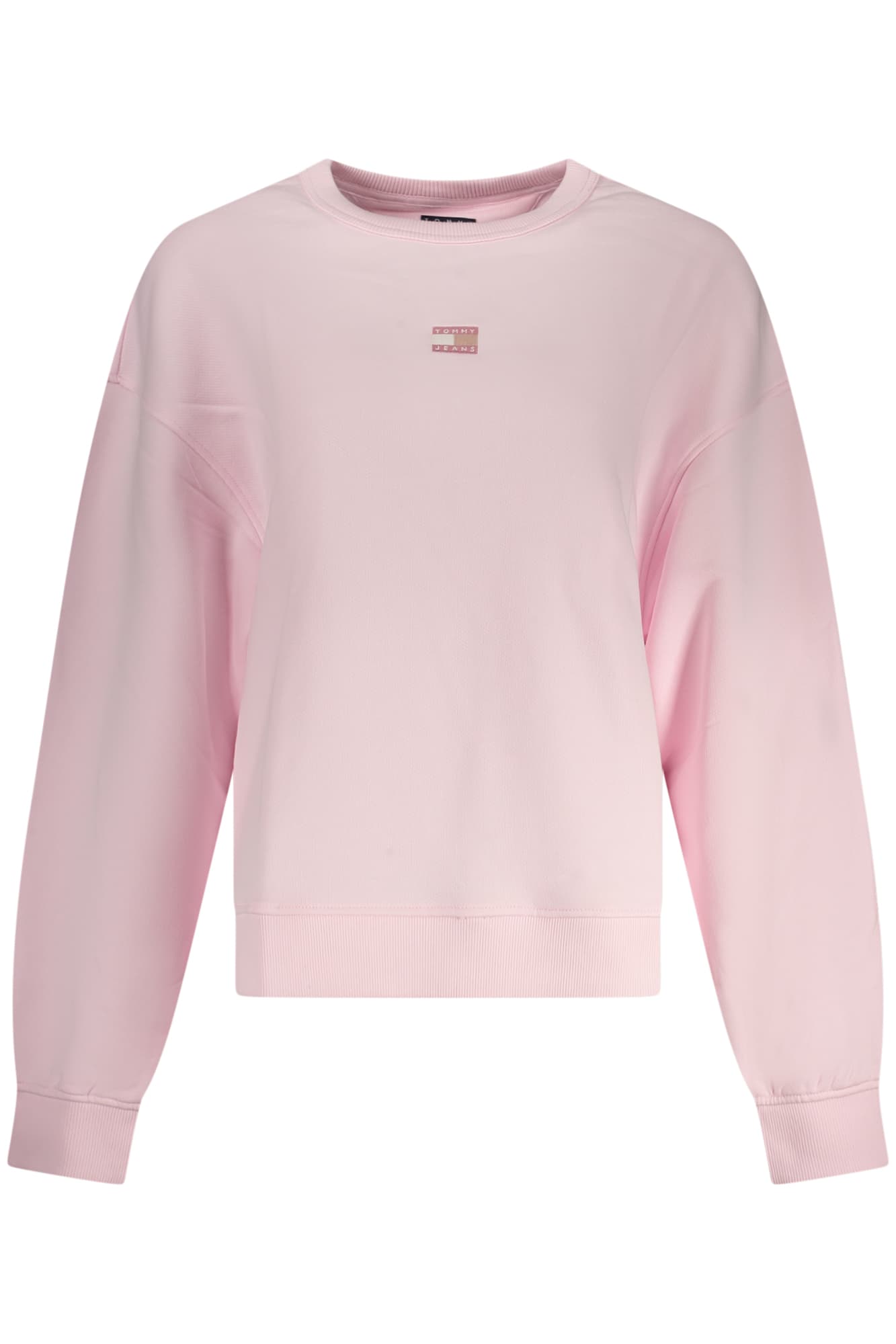 TOMMY HILFIGER FELPA SENZA ZIP DONNA ROSA - Immagine principale