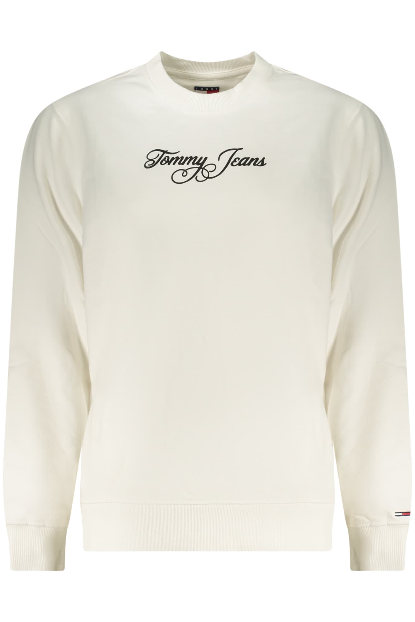 TOMMY HILFIGER FELPA SENZA ZIP DONNA BIANCO - Immagine principale
