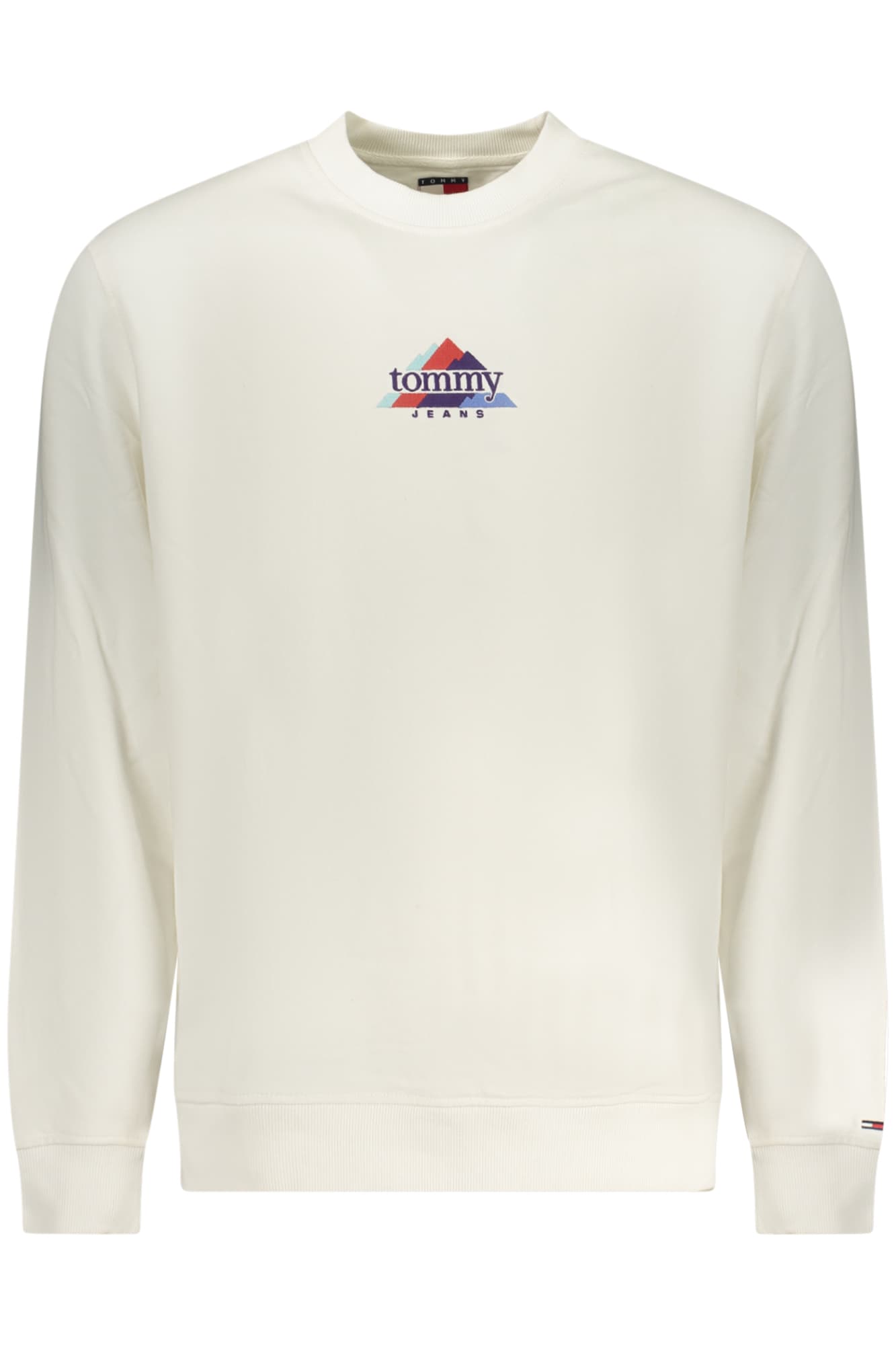 TOMMY HILFIGER FELPA SENZA ZIP UOMO BIANCO - Immagine principale