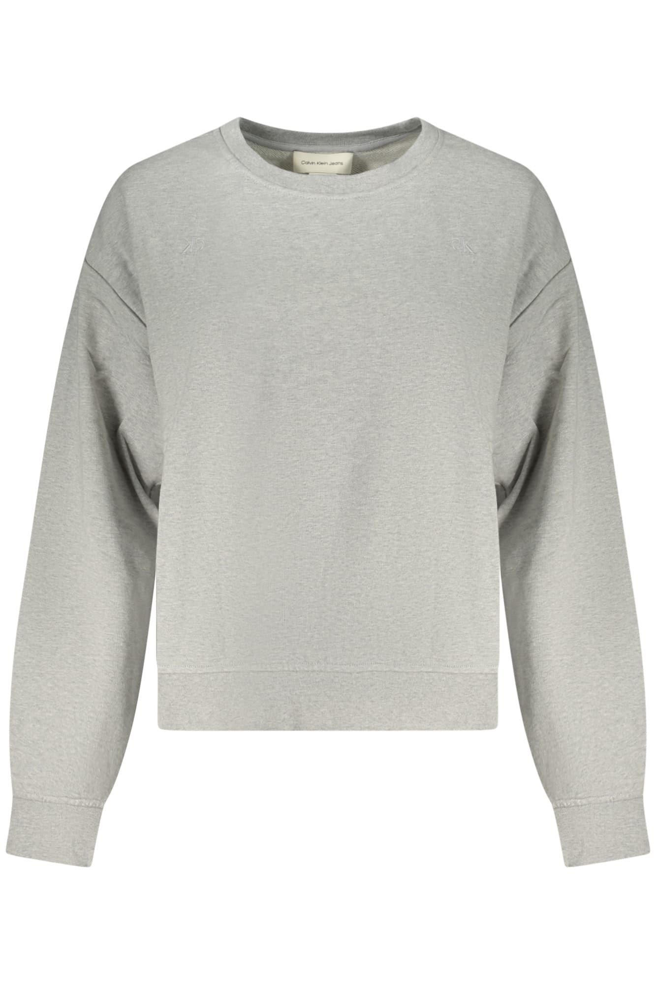 CALVIN KLEIN FELPA SENZA ZIP DONNA GRIGIO - Immagine principale