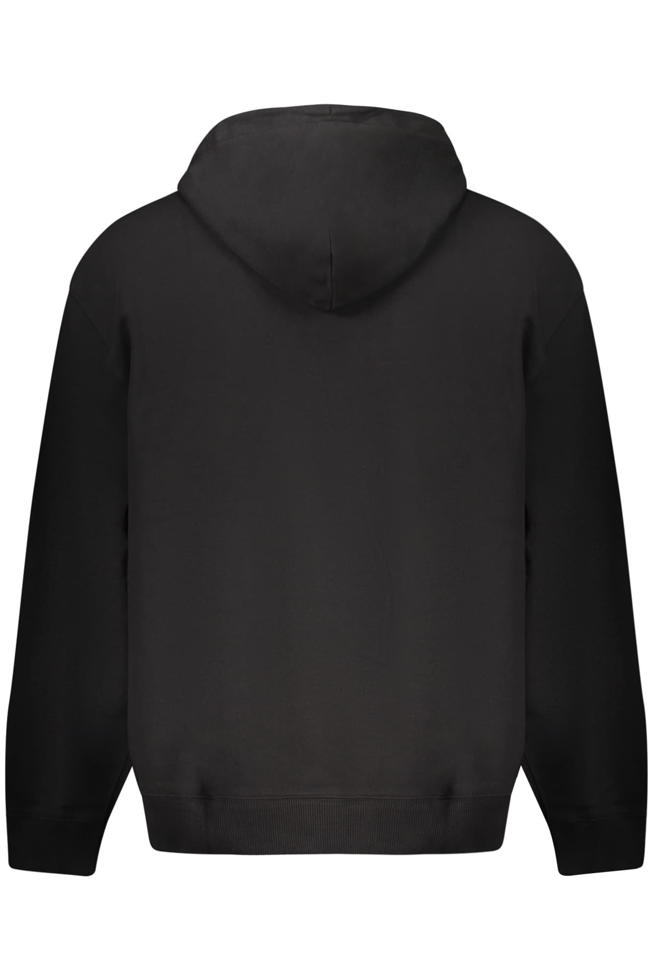 CALVIN KLEIN FELPA SENZA ZIP UOMO NERO - Miniatura 2