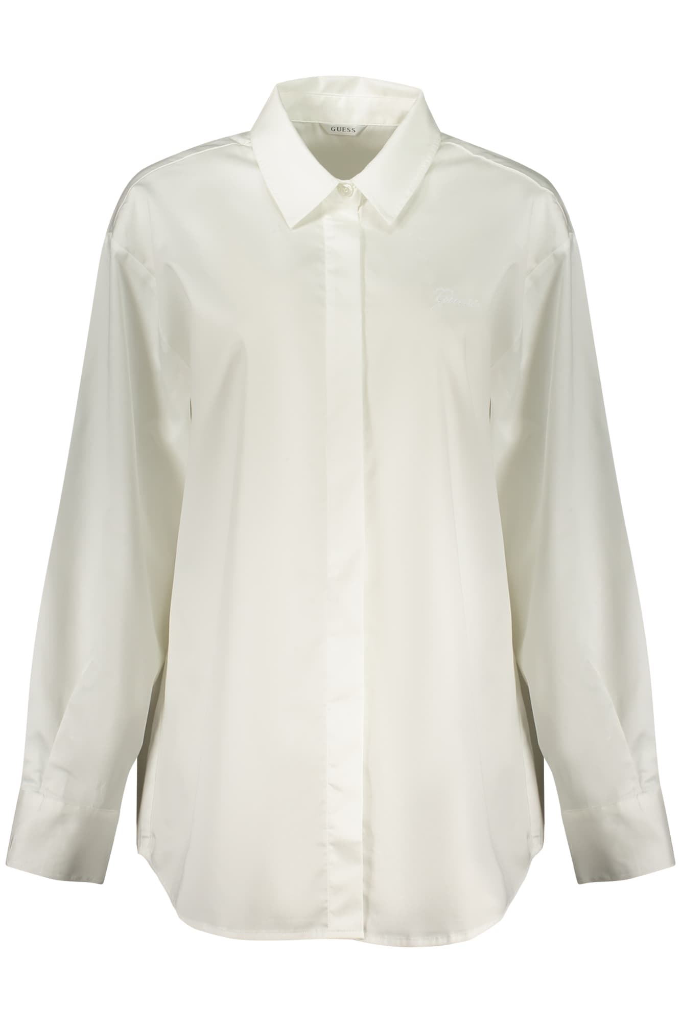 GUESS JEANS CAMICIA MANICHE LUNGHE DONNA BIANCO