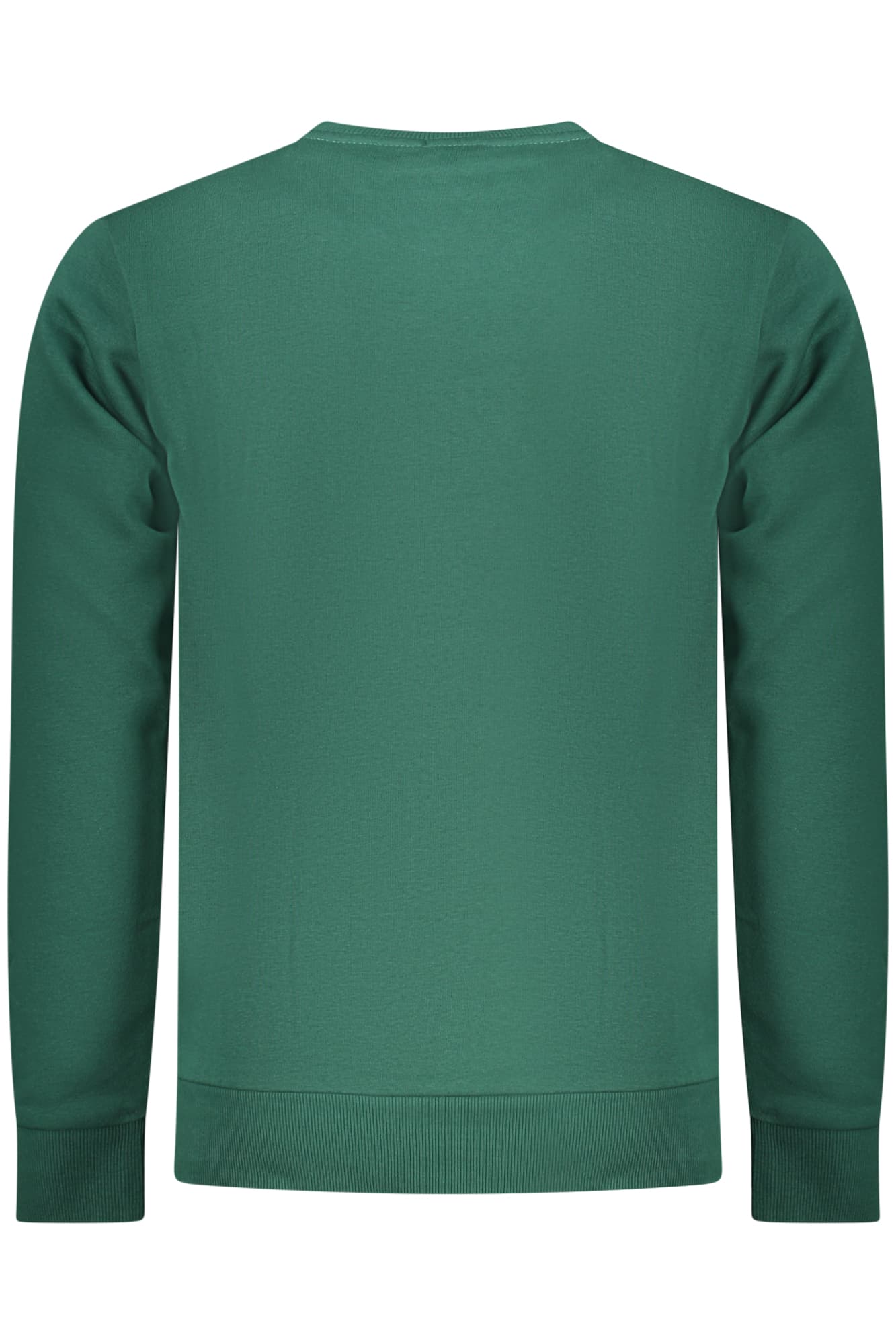 RIFLE FELPA SENZA ZIP UOMO VERDE - Miniatura 2