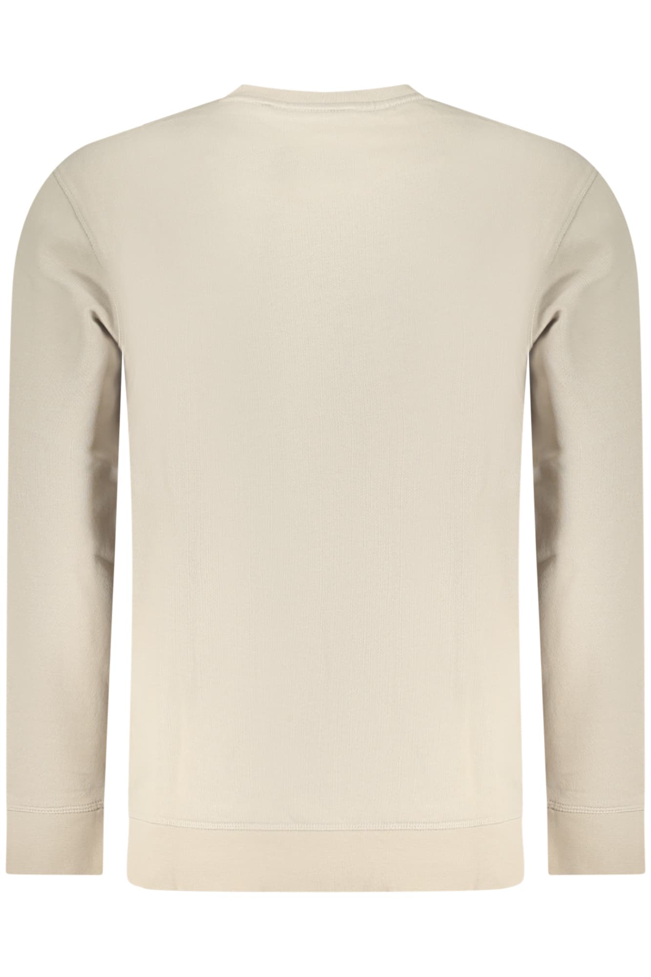 BOSS FELPA SENZA ZIP UOMO BEIGE - Miniatura 2