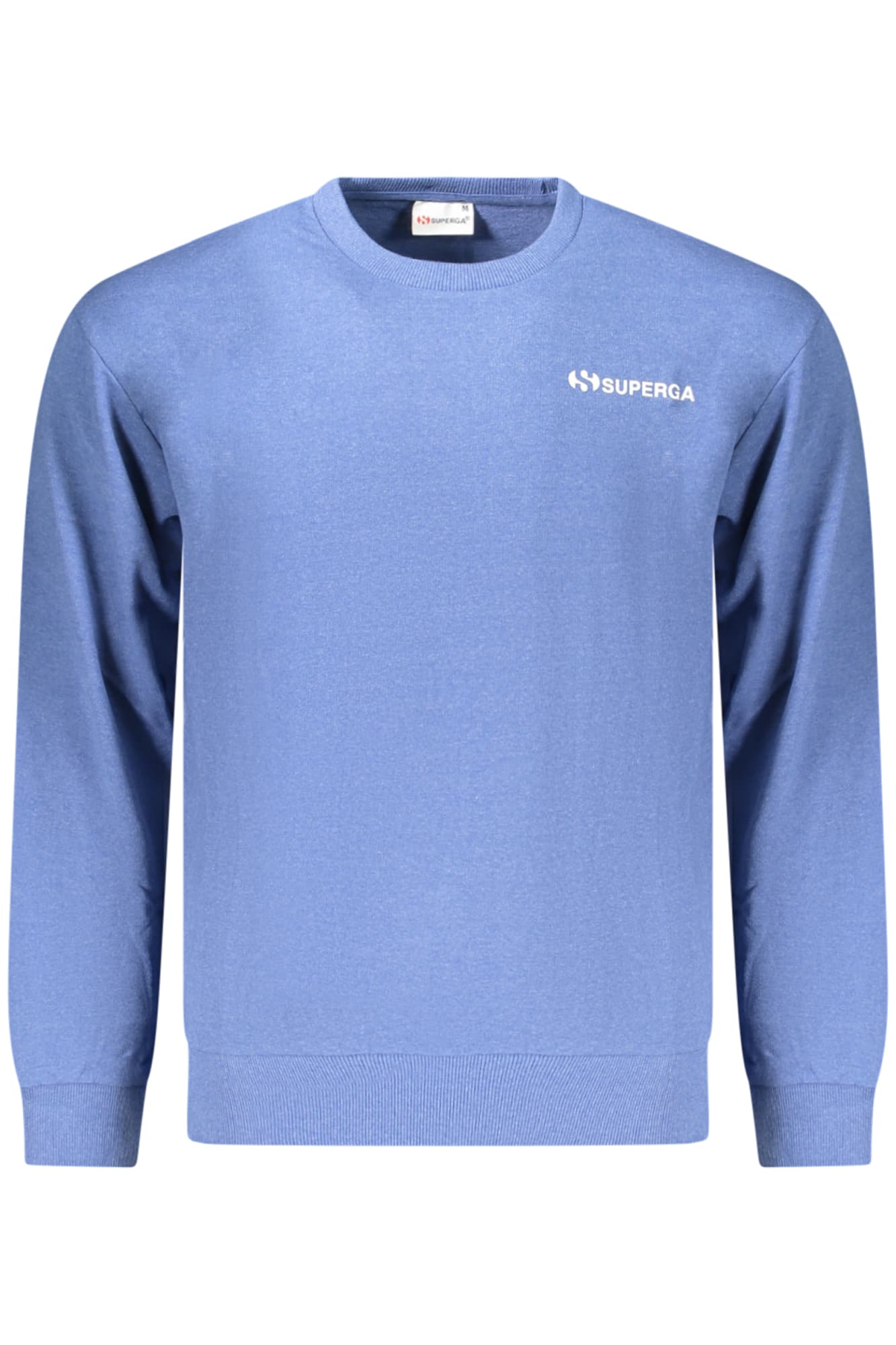 SUPERGA FELPA SENZA ZIP UOMO AZZURRO - Immagine 1