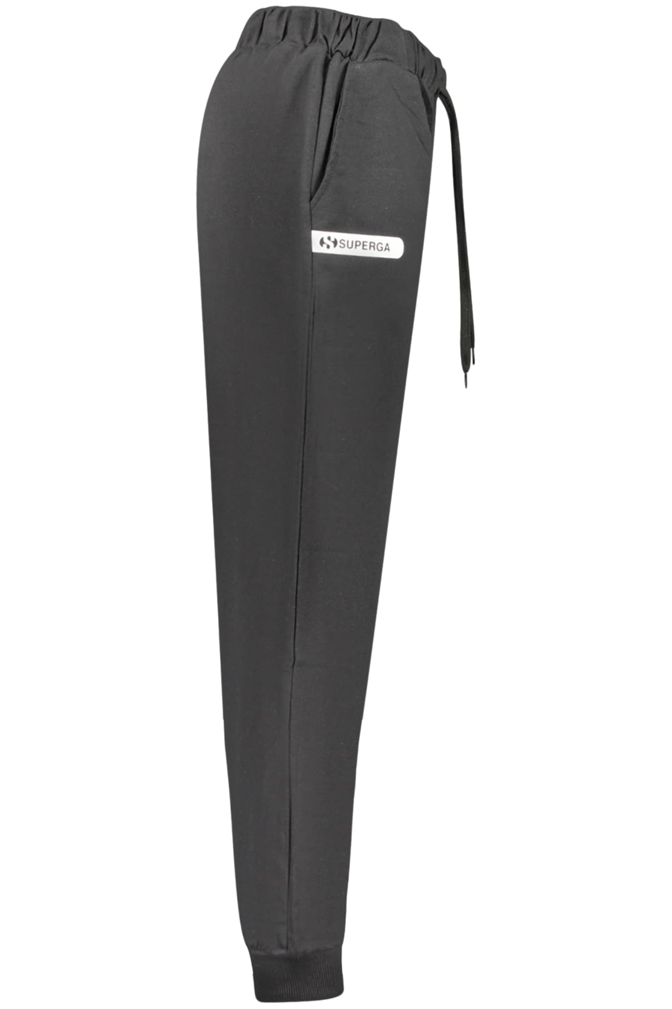 SUPERGA PANTALONE TUTA LUNGO UOMO NERO - Miniatura 3