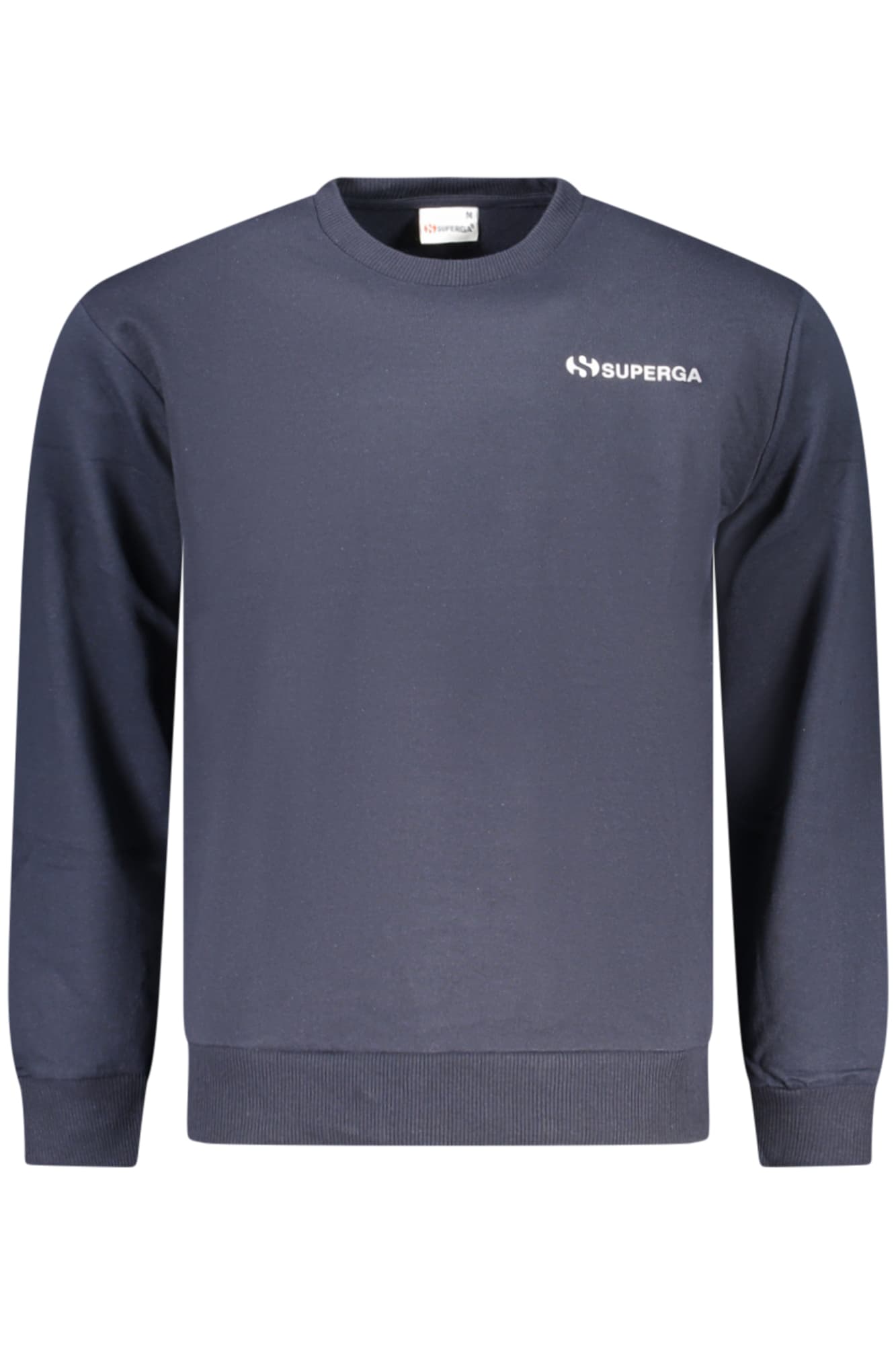 SUPERGA FELPA SENZA ZIP UOMO BLU - Immagine 1