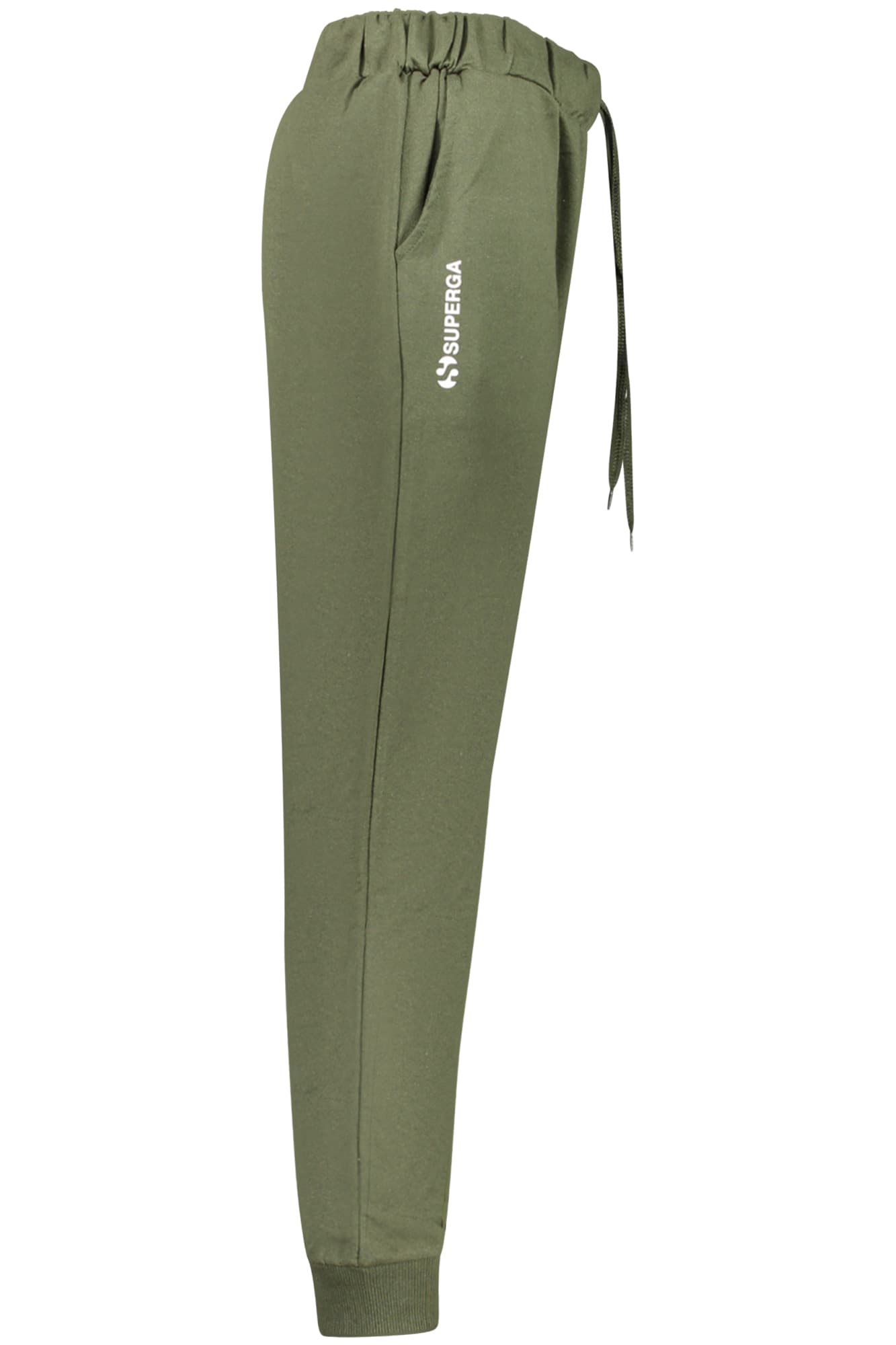 SUPERGA PANTALONE TUTA LUNGO UOMO VERDE - Miniatura 3