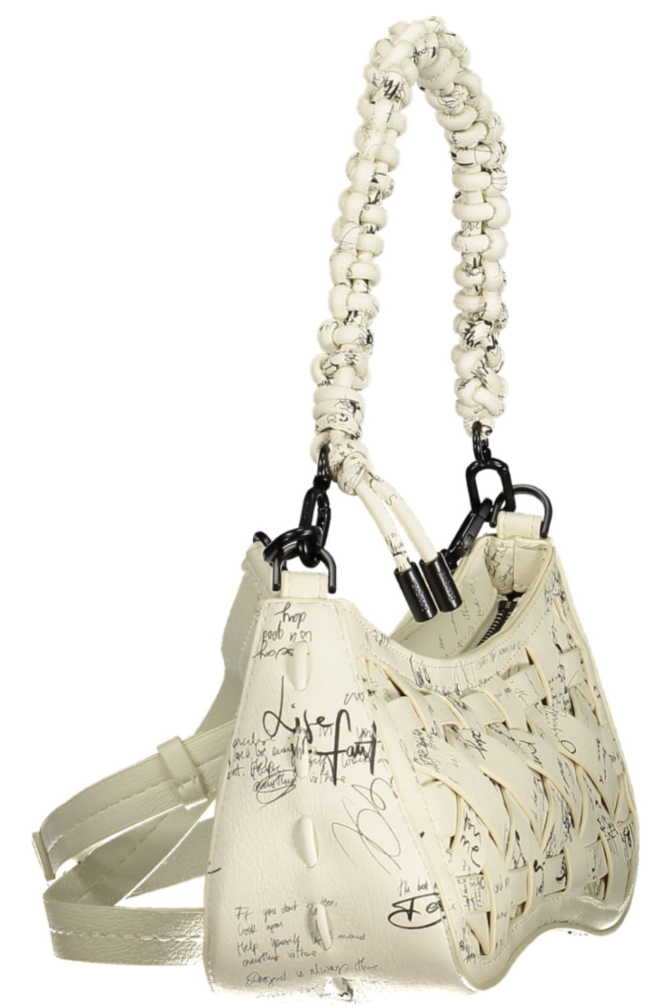 DESIGUAL BORSA DONNA BIANCO - Miniatura 3