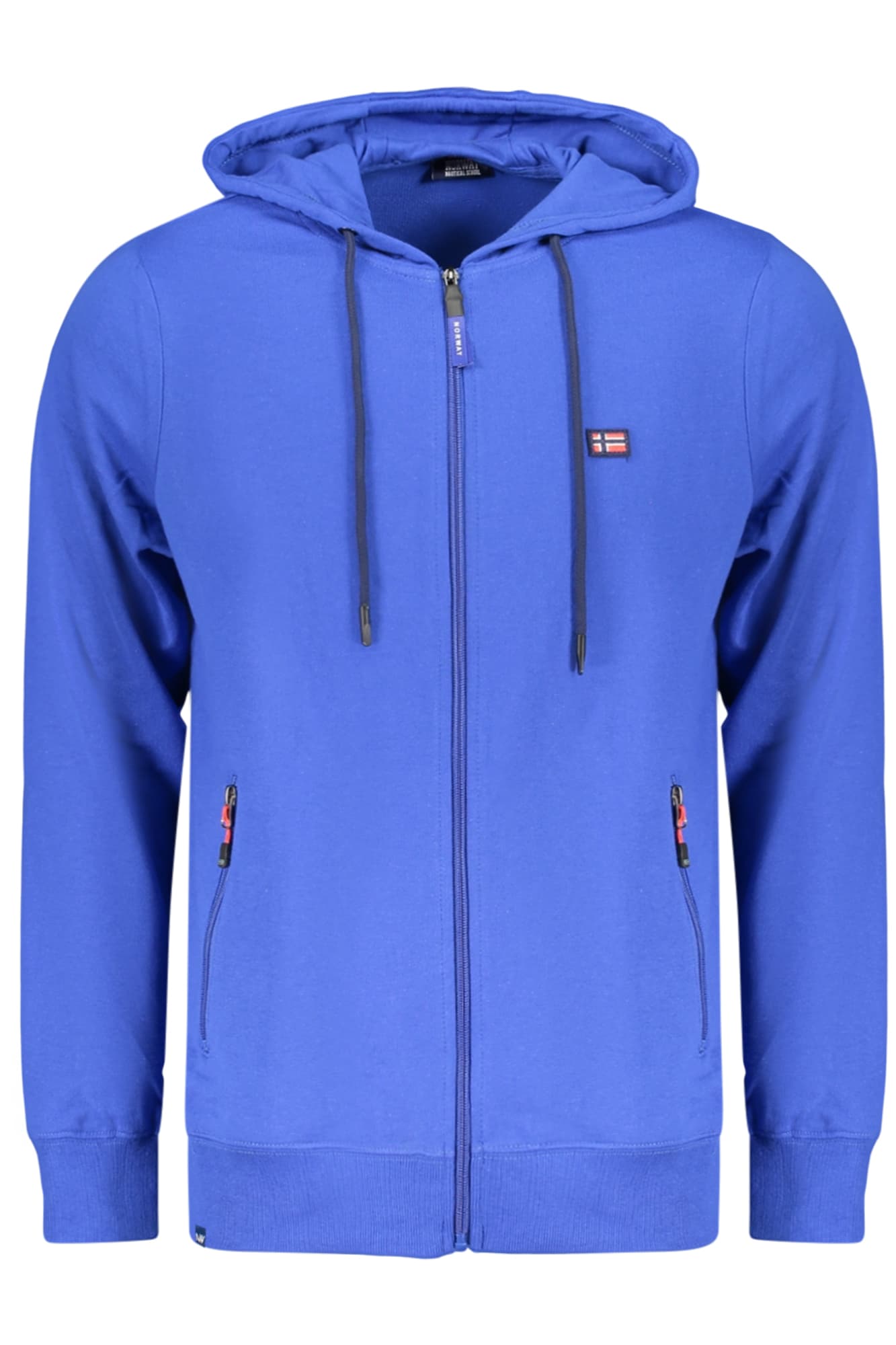 NORWAY 1963 FELPA CON ZIP UOMO BLU - Immagine principale