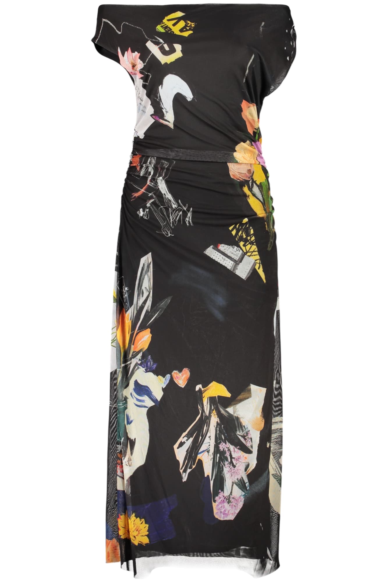DESIGUAL ABITO LUNGO DONNA NERO - Immagine principale