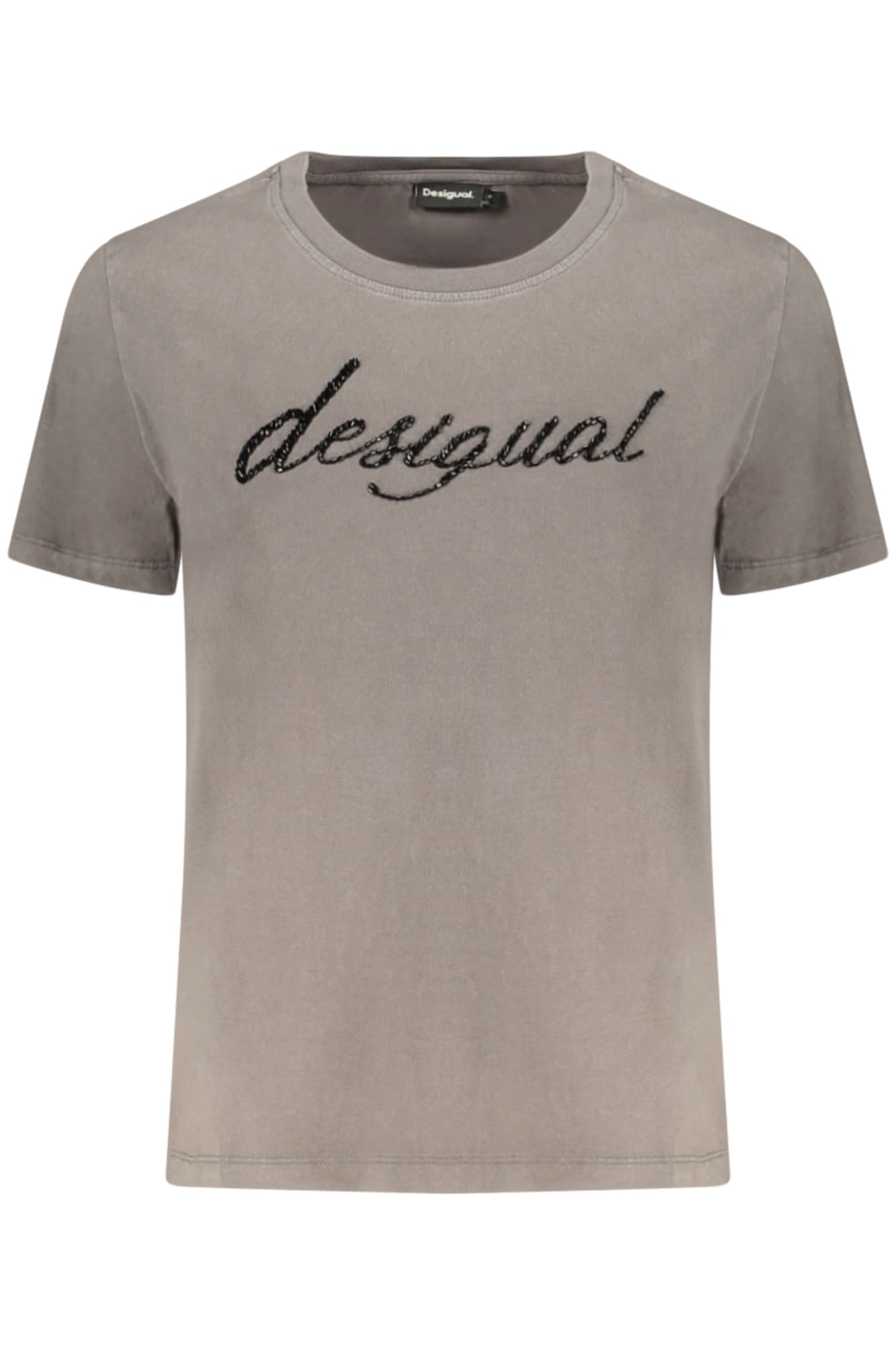 DESIGUAL T-SHIRT MANICHE CORTE DONNA GRIGIO - Immagine principale