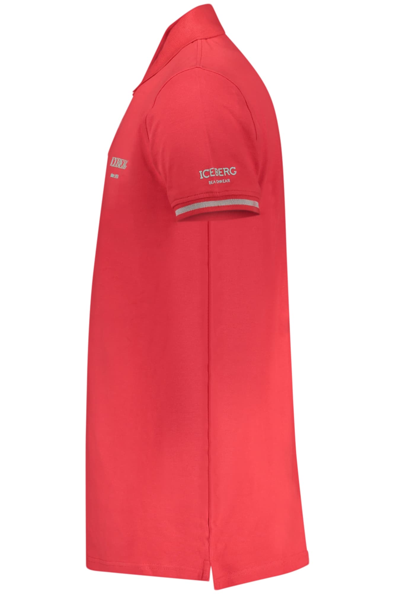 ICEBERG POLO MANICHE CORTE UOMO ROSSO - Miniatura 3