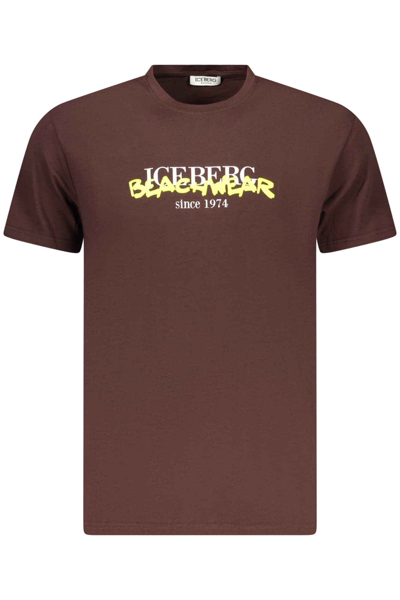 ICEBERG T-SHIRT MANICHE CORTE UOMO MARRONE - Immagine principale