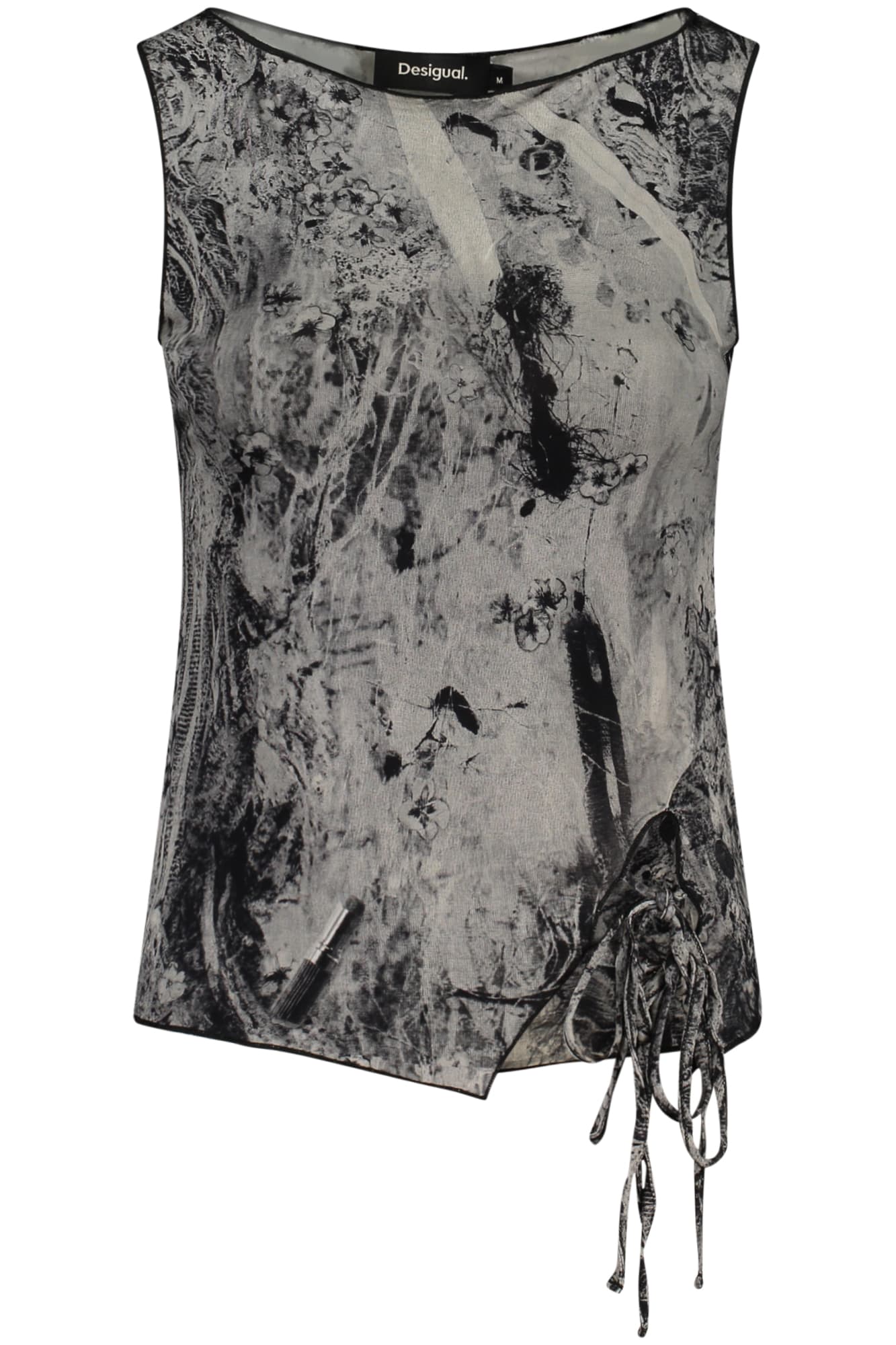 DESIGUAL CANOTTA DONNA NERO
