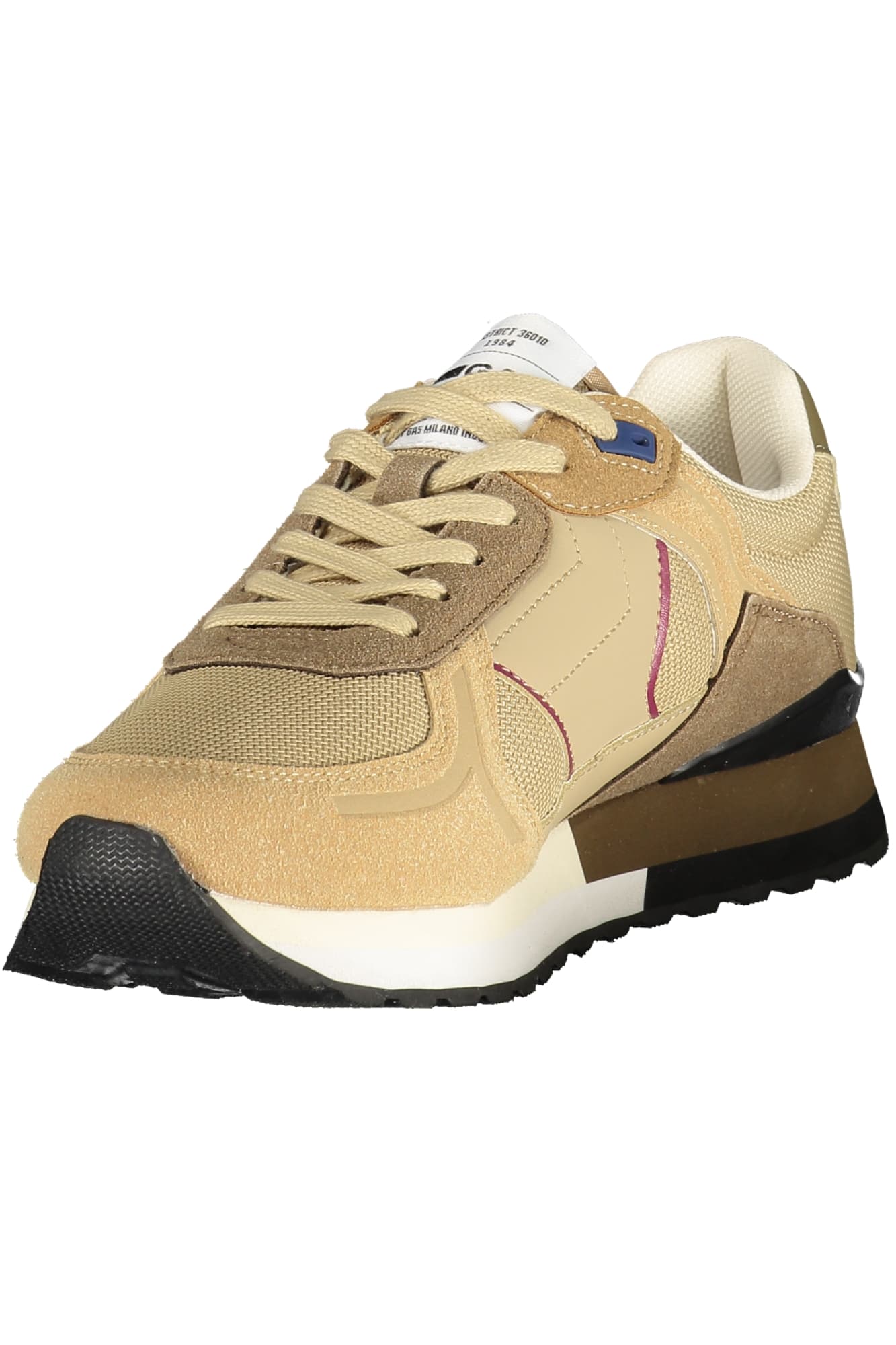 GAS CALZATURA SPORTIVA UOMO BEIGE - Miniatura 3