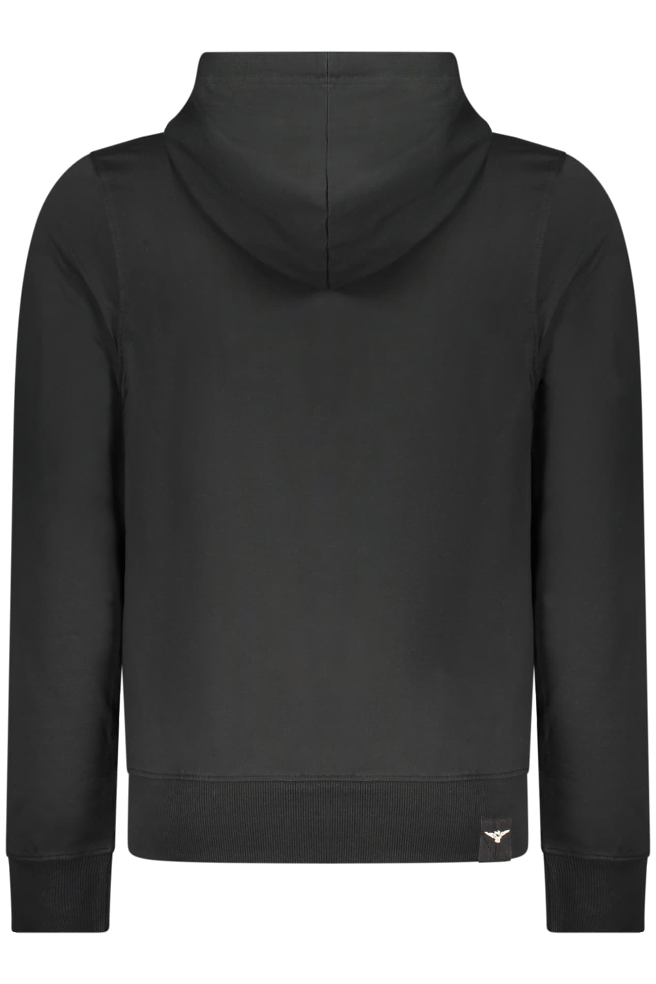 ACCADEMIA MILITARE FELPA CON ZIP UOMO NERO - Miniatura 2