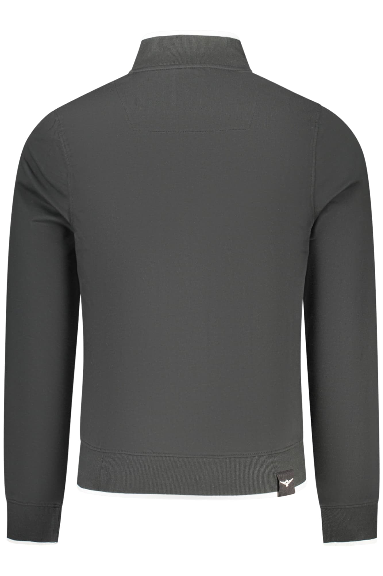 ACCADEMIA MILITARE FELPA CON ZIP UOMO NERO - Miniatura 2