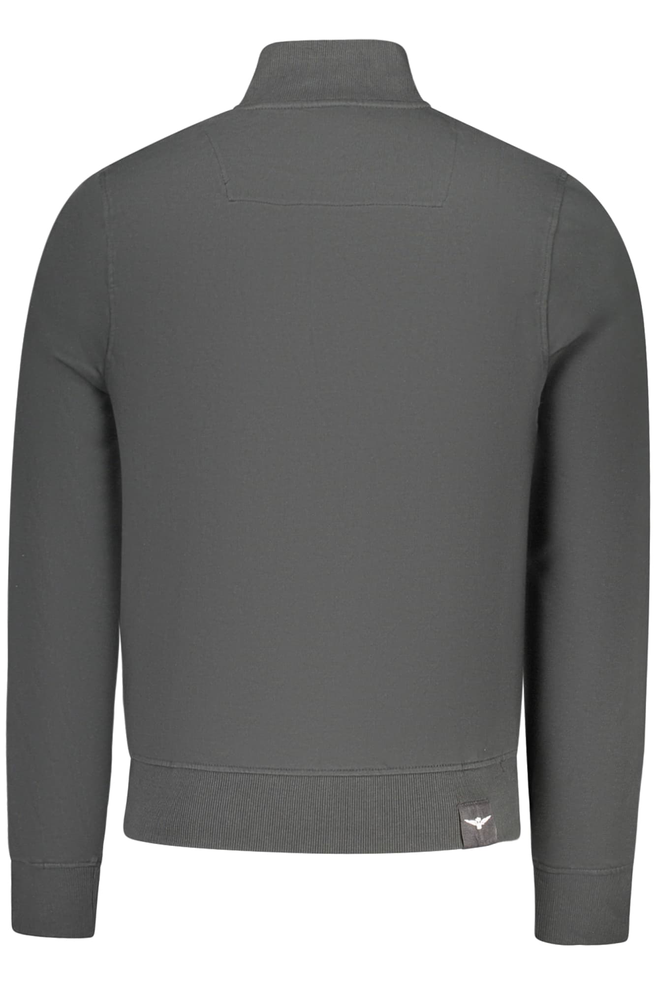 ACCADEMIA MILITARE FELPA CON ZIP UOMO NERO - Miniatura 2