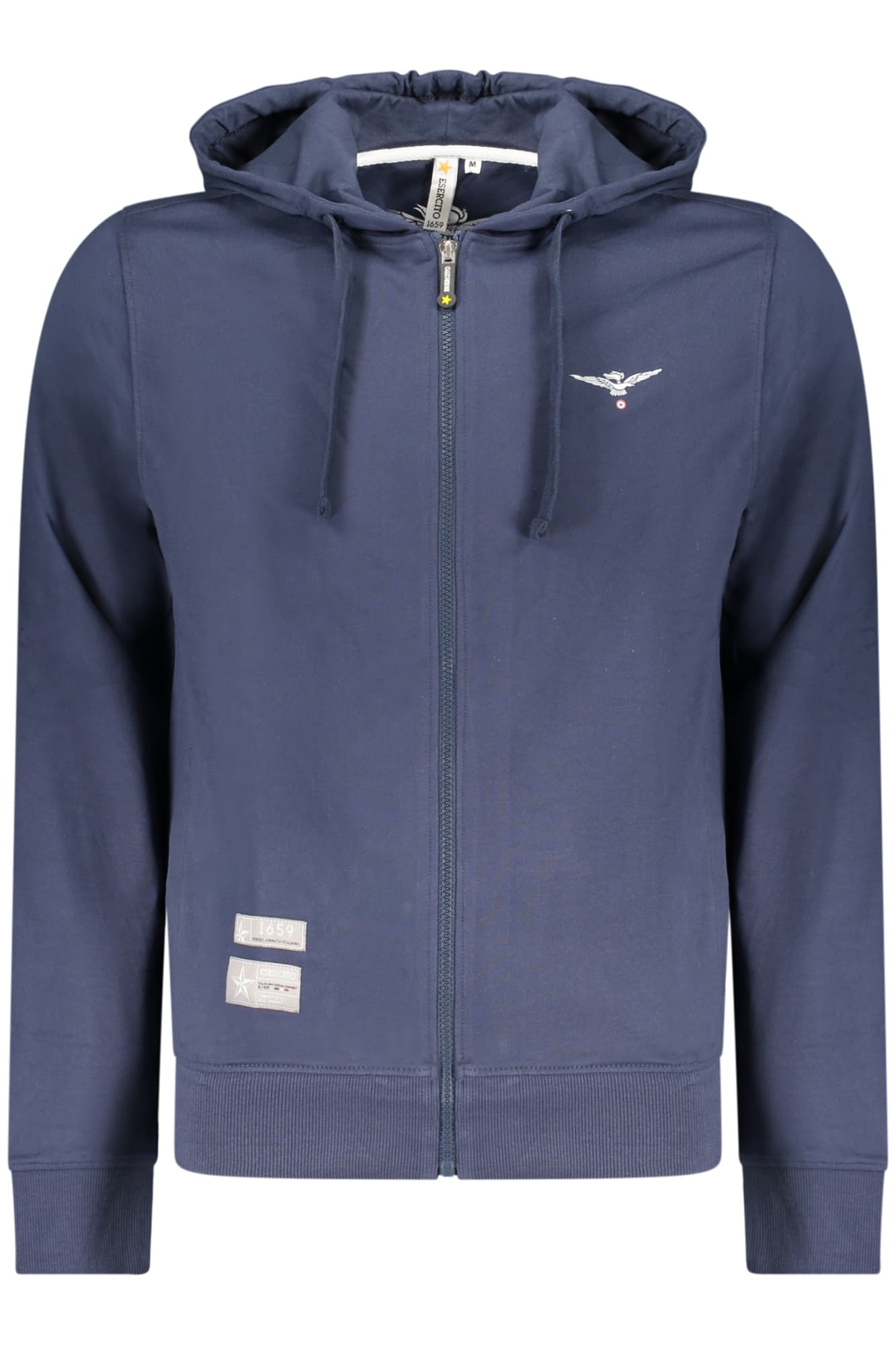 ACCADEMIA MILITARE FELPA CON ZIP UOMO BLU - Immagine principale