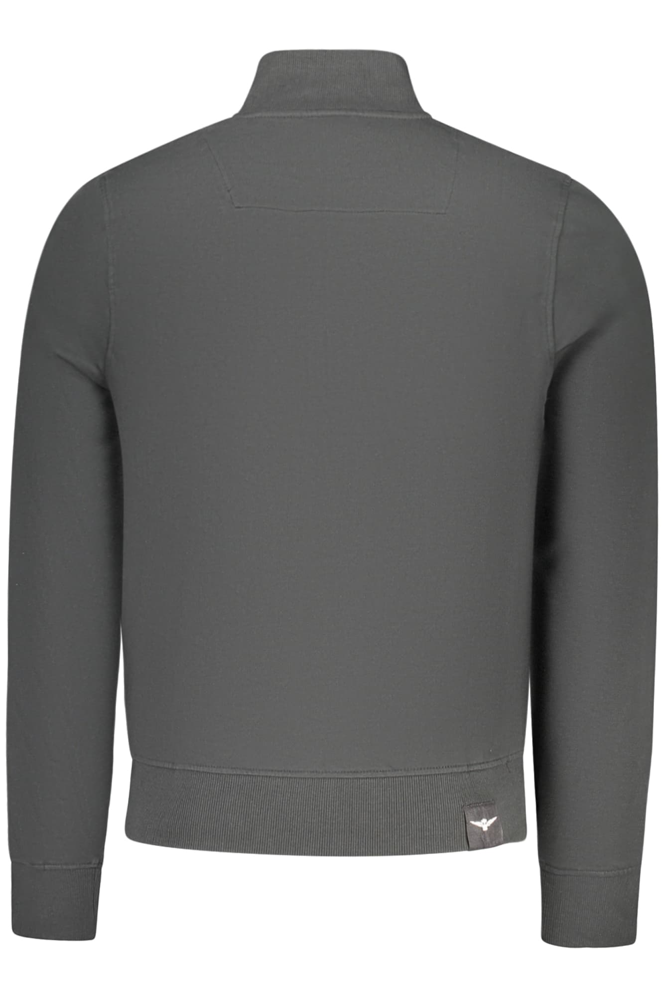 ACCADEMIA MILITARE FELPA CON ZIP UOMO NERO - Miniatura 2