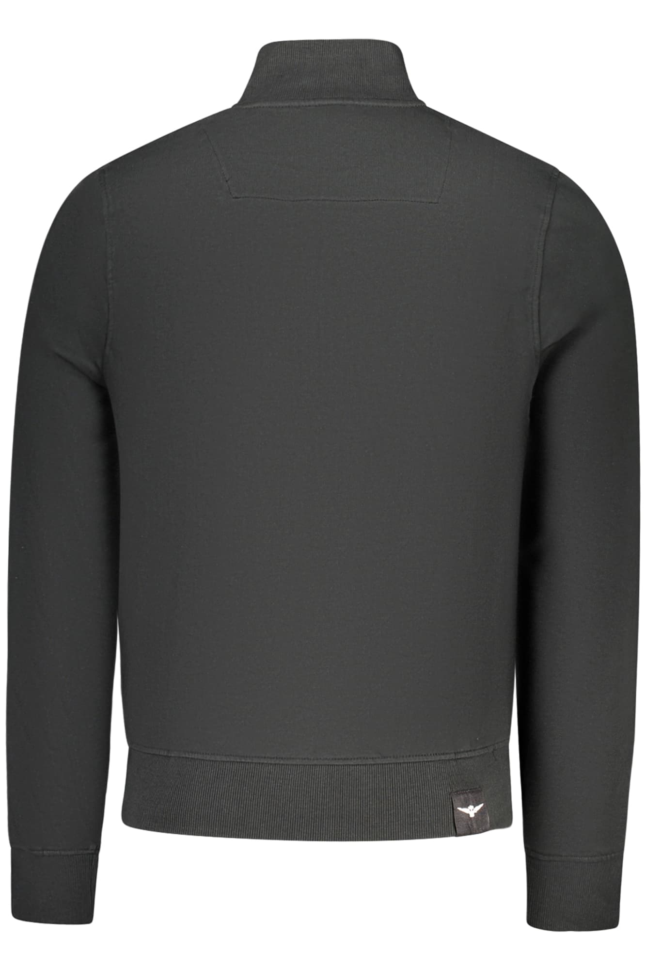ACCADEMIA MILITARE FELPA CON ZIP UOMO NERO - Miniatura 2