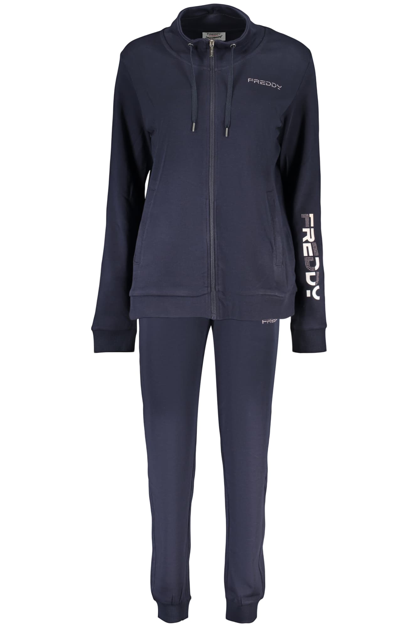 FREDDY FELPA CON ZIP DONNA BLU