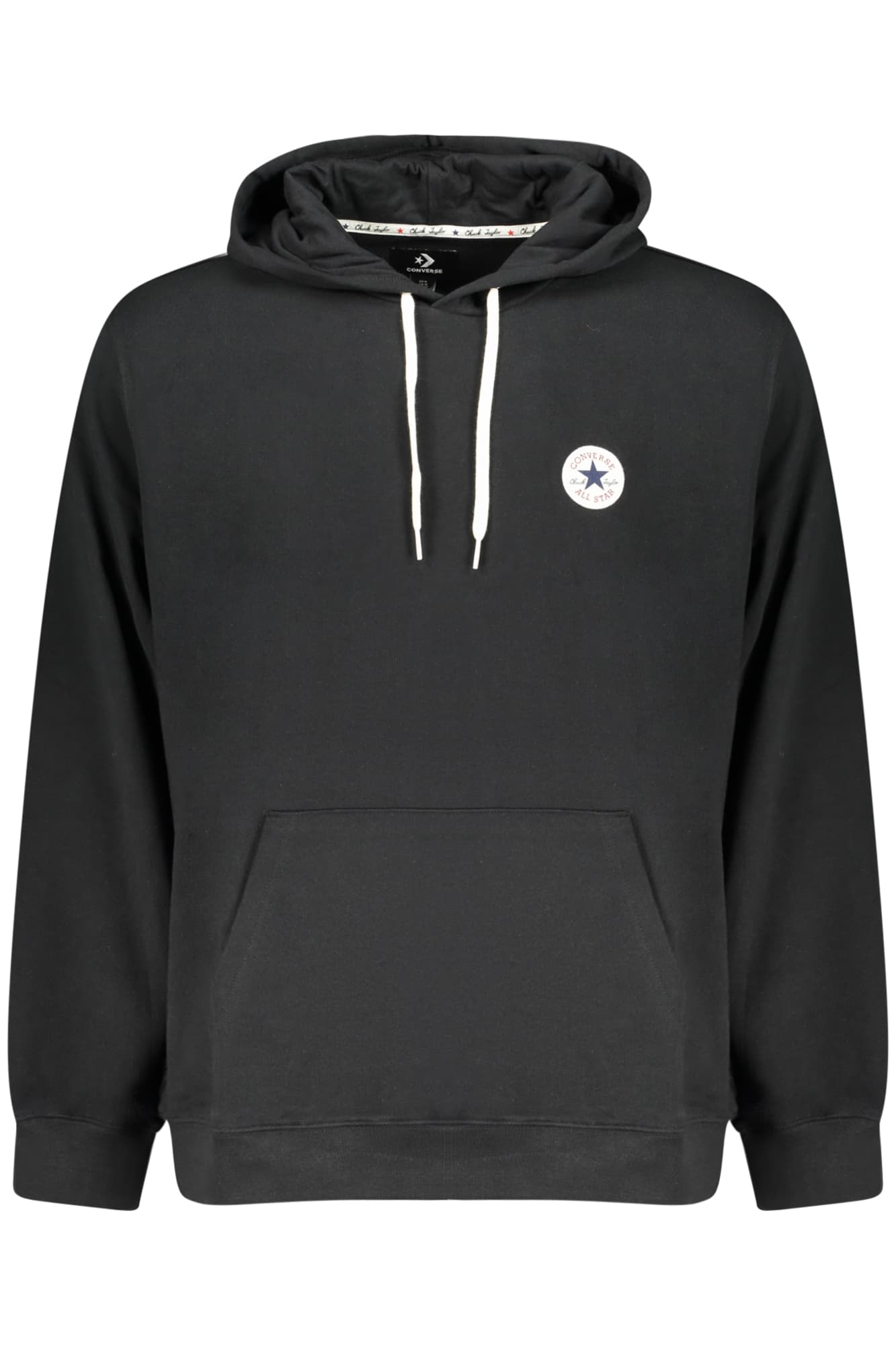 CONVERSE FELPA SENZA ZIP UOMO NERO - Immagine 1