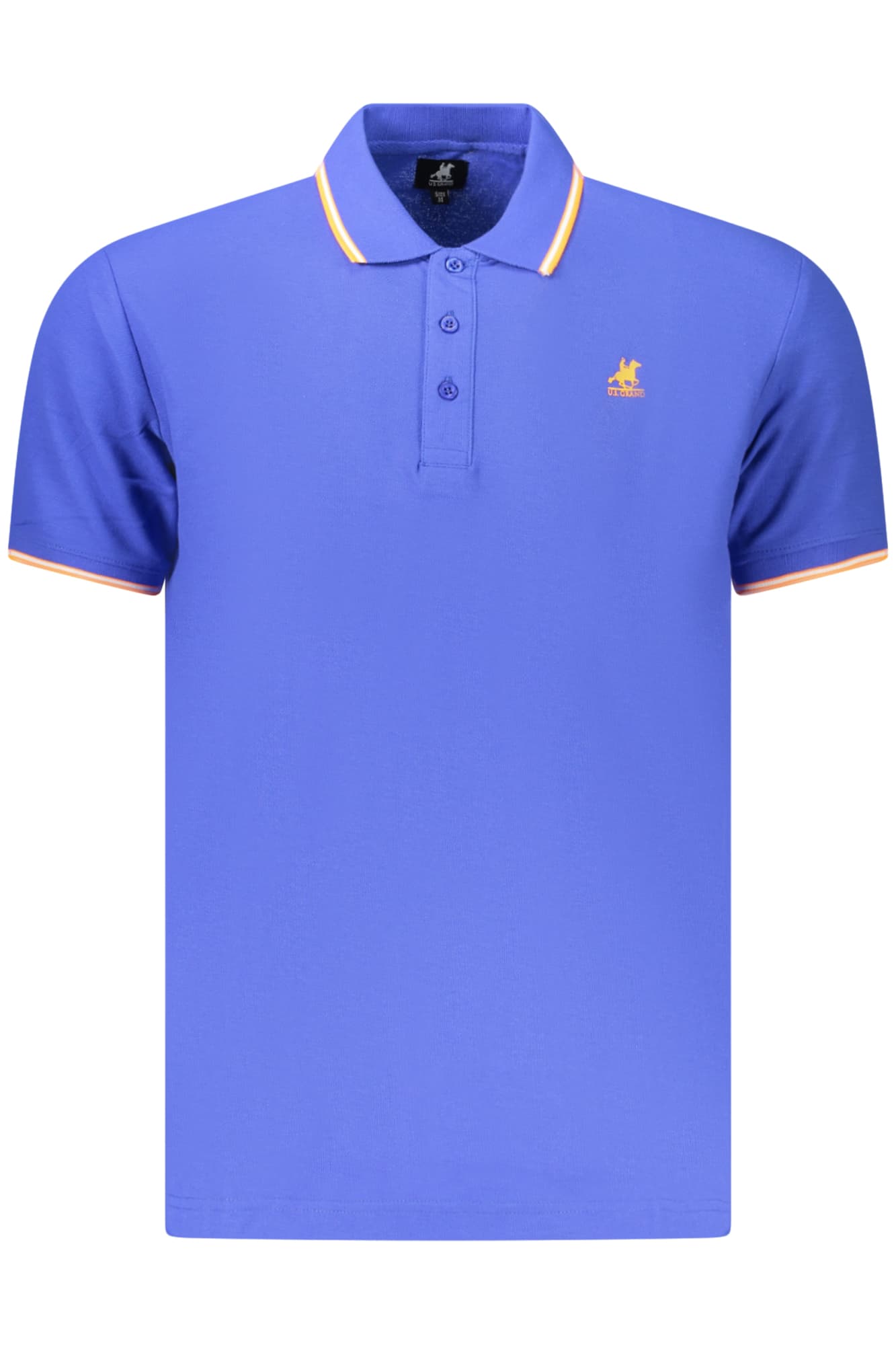 U.S. GRAND POLO MANICHE CORTE UOMO BLU - Immagine 1