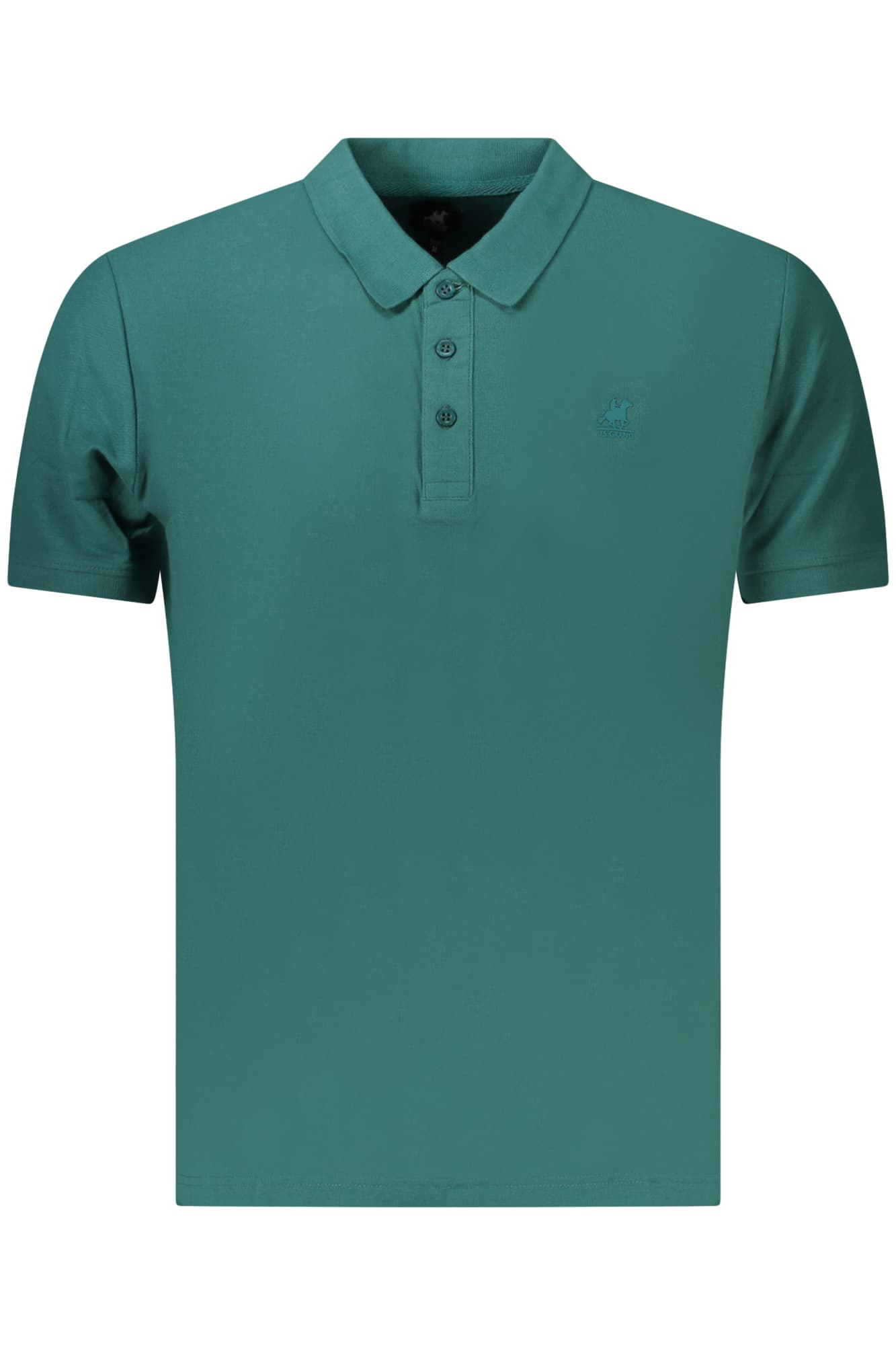 U.S. GRAND POLO MANICHE CORTE UOMO VERDE - Immagine 1