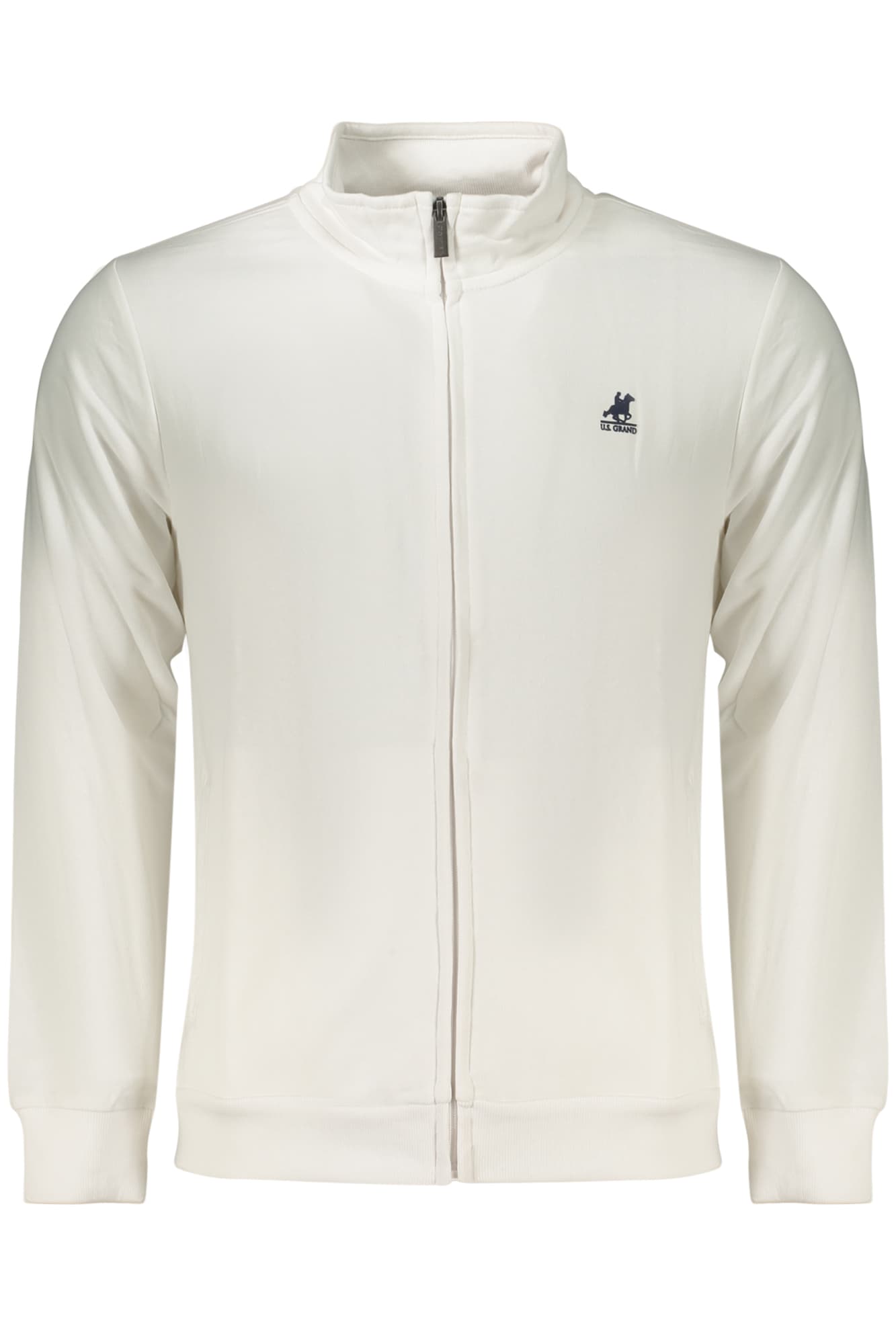 U.S. GRAND FELPA CON ZIP UOMO BIANCO - Immagine 1