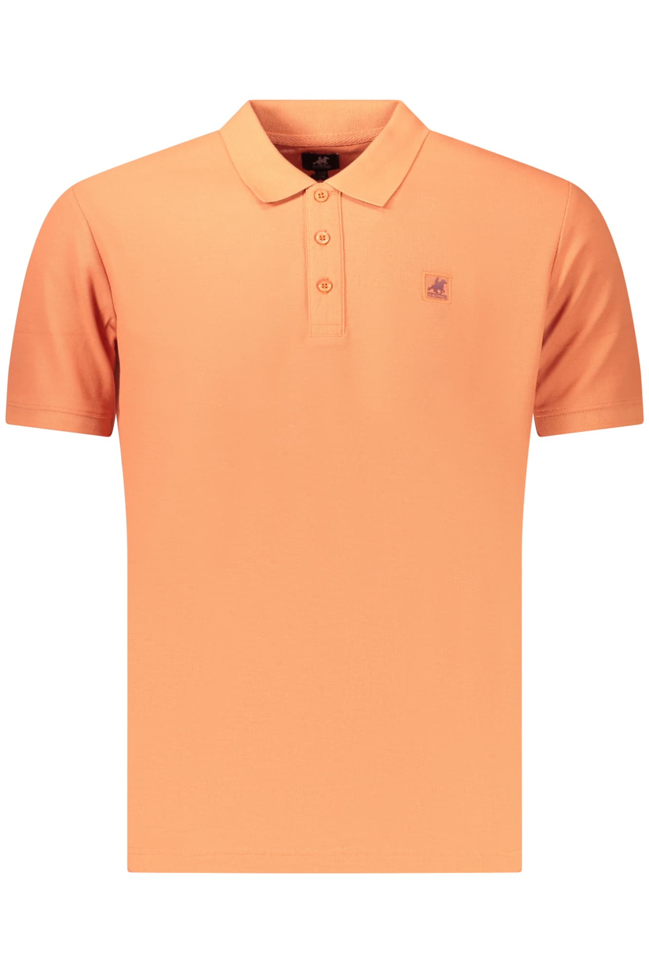 U.S. GRAND POLO MANICHE CORTE UOMO ARANCIO - Immagine 1