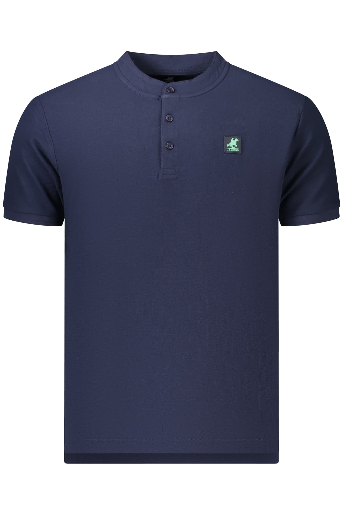 U.S. GRAND POLO MANICHE CORTE UOMO BLU - Immagine 1