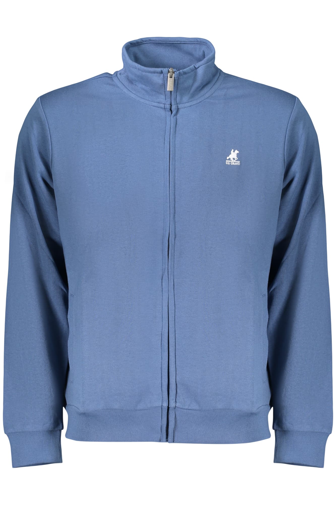 U.S. GRAND FELPA CON ZIP UOMO BLU - Immagine 1