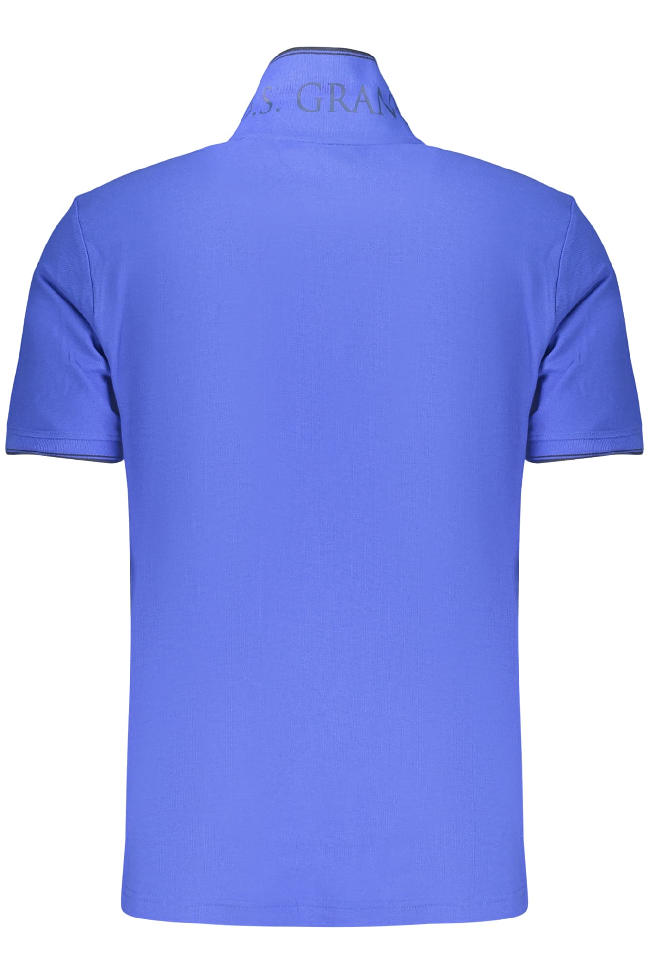U.S. GRAND POLO MANICHE CORTE UOMO BLU - Miniatura 3