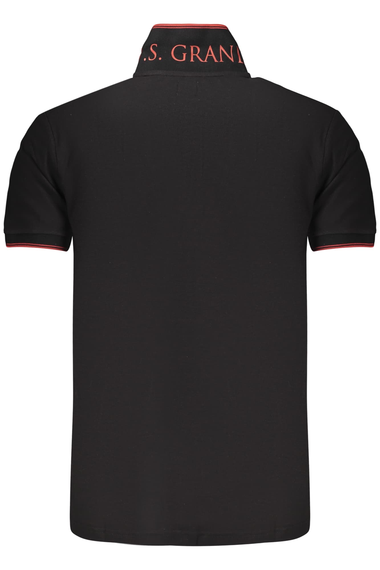 U.S. GRAND POLO MANICHE CORTE UOMO NERO - Miniatura 3